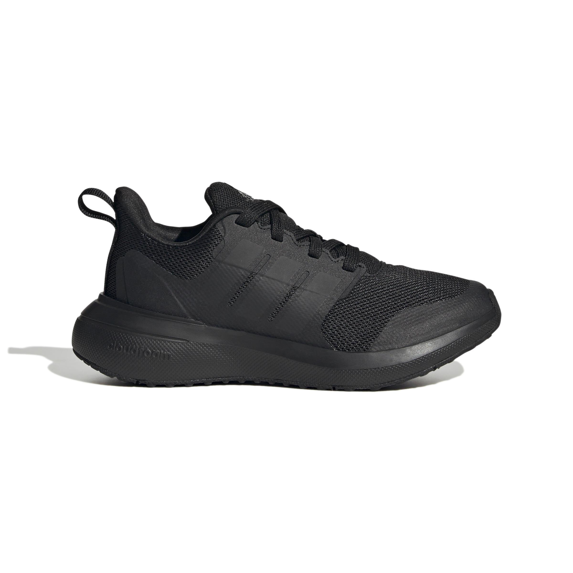 Unisex Kids Fortarun 2.0 Cloudfoam Lace Shoes, Black, A901_ONE, large image number 0