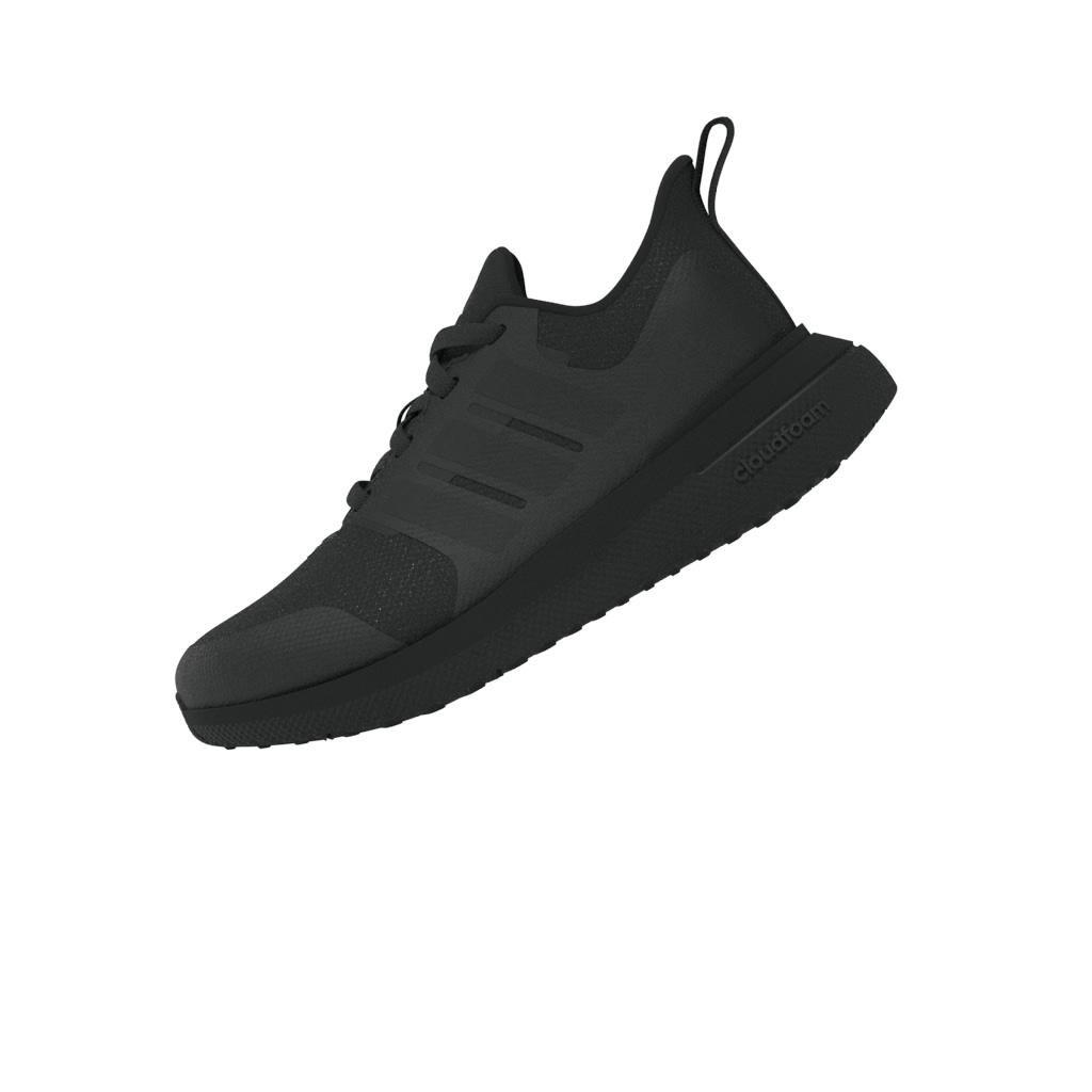 Unisex Kids Fortarun 2.0 Cloudfoam Lace Shoes, Black, A901_ONE, large image number 7