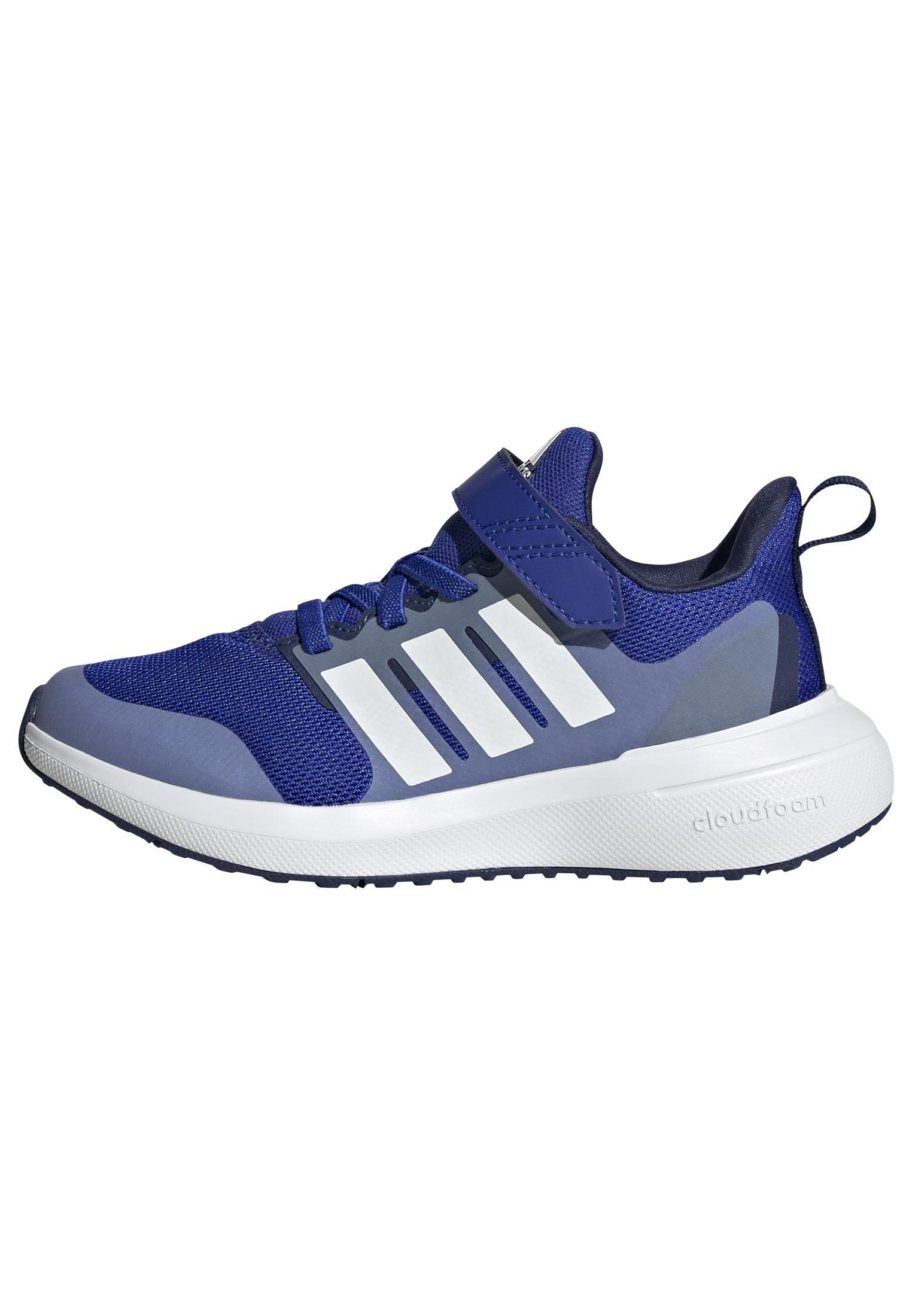Unisex Kids Fortarun 2.0 Cloudfoam Elastic Lace Shoes, Blue, , large image number 6