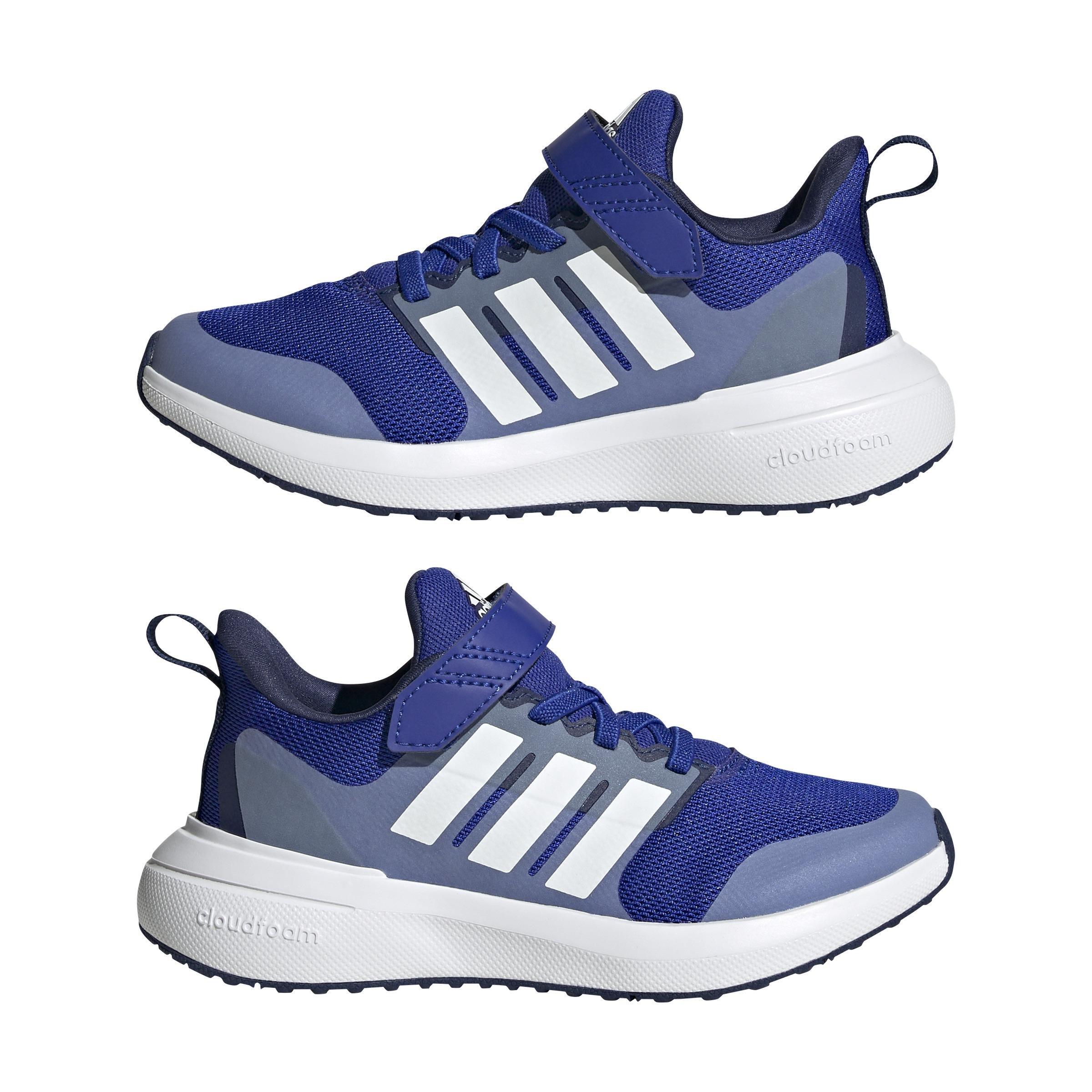 Unisex Kids Fortarun 2.0 Cloudfoam Elastic Lace Shoes, Blue, , large image number 10