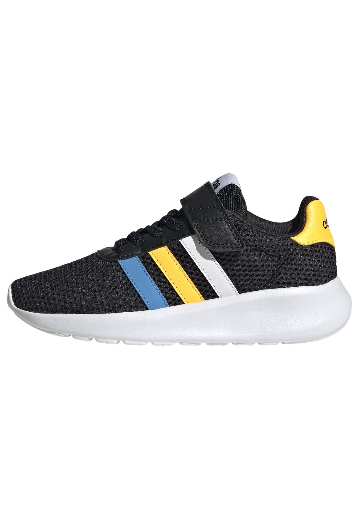 Unisex Kids Lite Racer 3.0 Lifestyle Running Hook-And-Loop Top Strap Shoes, Black, , large image number 9