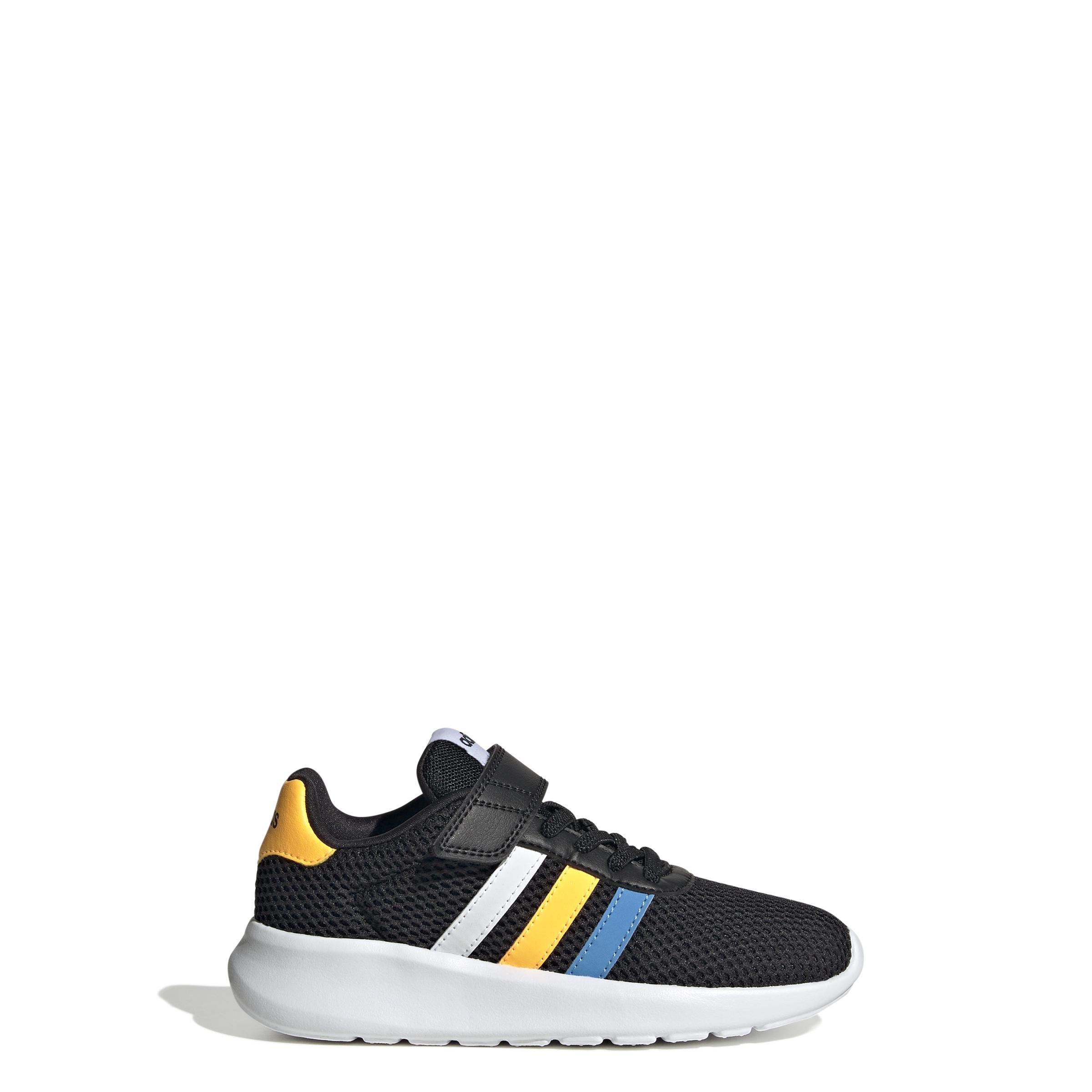 Unisex Kids Lite Racer 3.0 Lifestyle Running Hook-And-Loop Top Strap Shoes, Black, , large image number 10