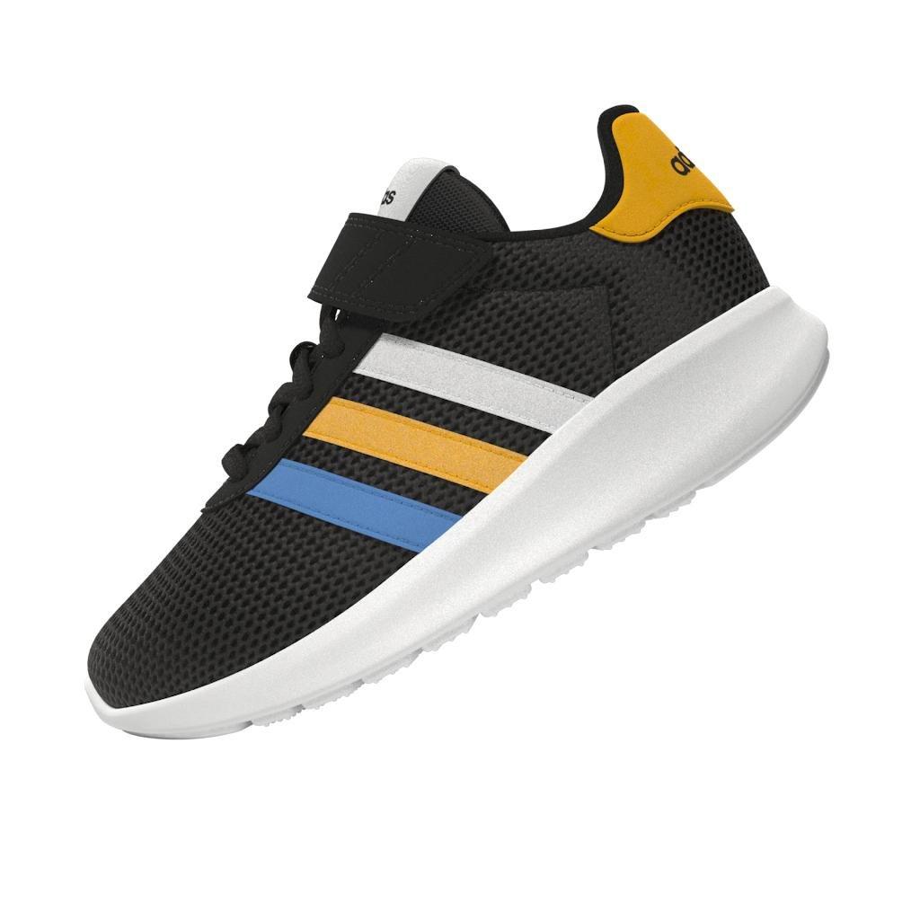 Unisex Kids Lite Racer 3.0 Lifestyle Running Hook-And-Loop Top Strap Shoes, Black, , large image number 11