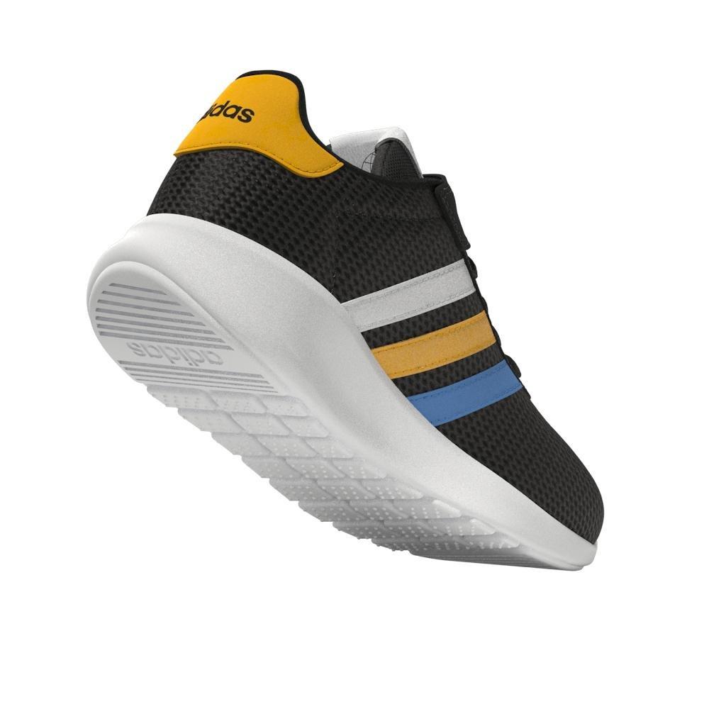 Unisex Kids Lite Racer 3.0 Lifestyle Running Hook-And-Loop Top Strap Shoes, Black, , large image number 12