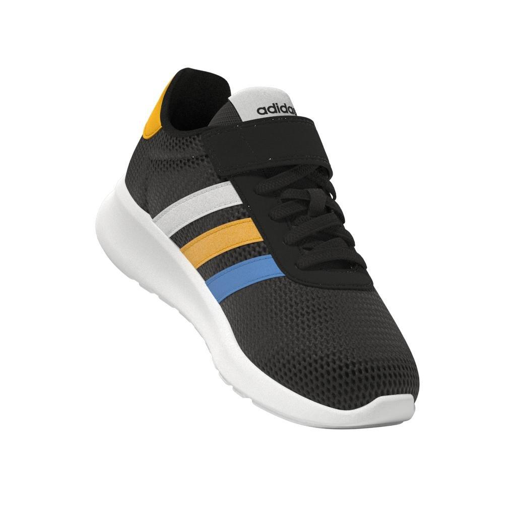 Unisex Kids Lite Racer 3.0 Lifestyle Running Hook-And-Loop Top Strap Shoes, Black, , large image number 13