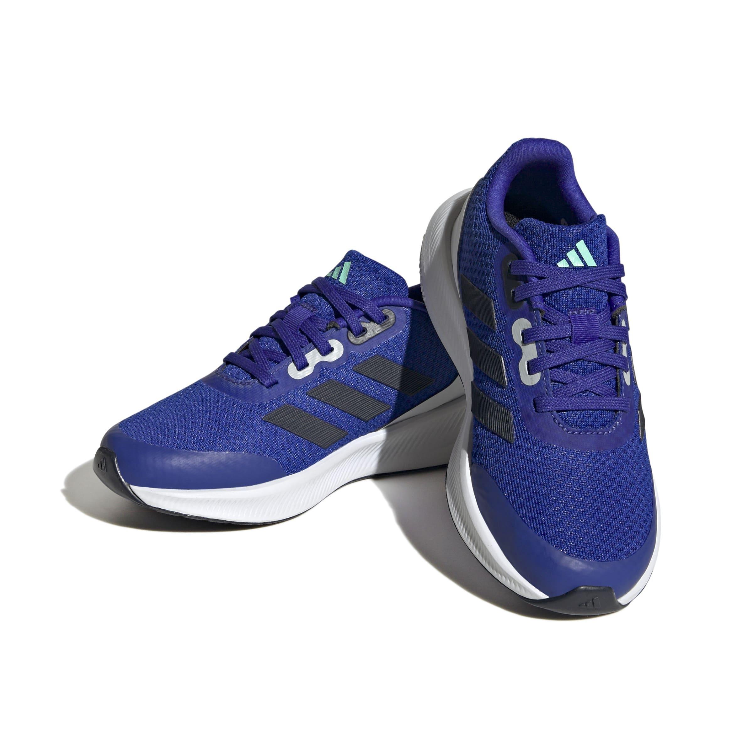 Unisex Kids RunFalcon 3 Lace Shoes, Blue, A901_ONE, large image number 2