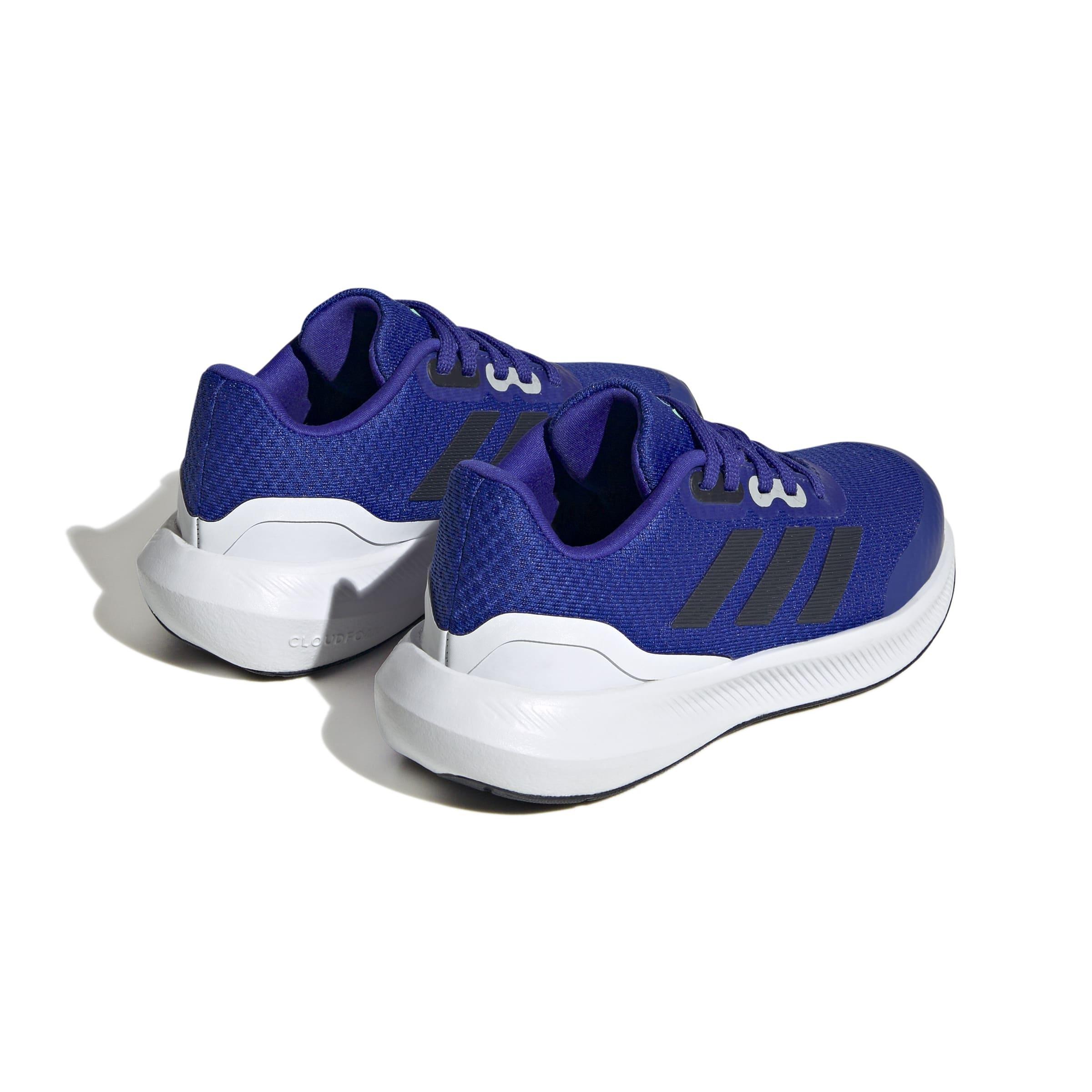 Unisex Kids RunFalcon 3 Lace Shoes, Blue, A901_ONE, large image number 3