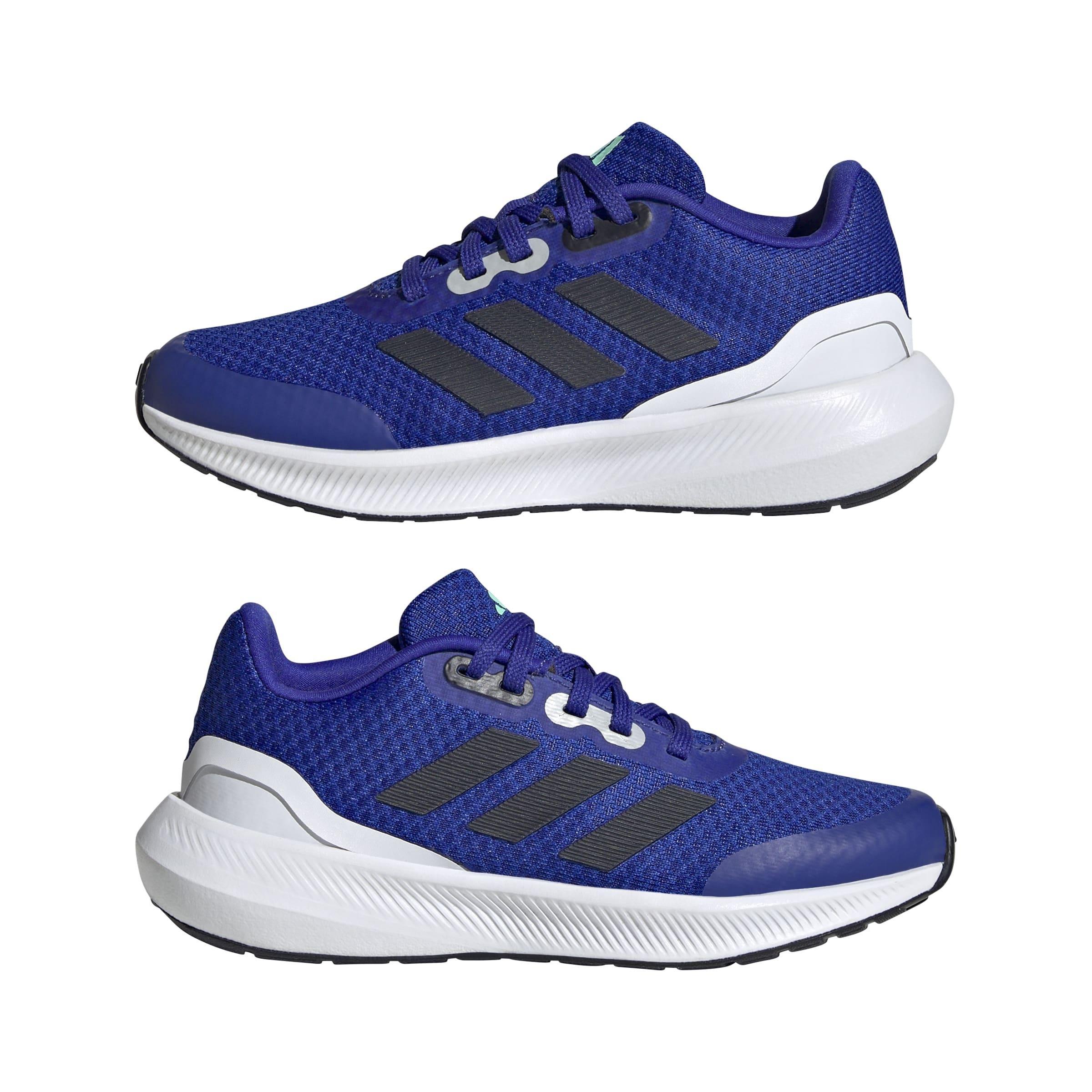 Unisex Kids RunFalcon 3 Lace Shoes, Blue, A901_ONE, large image number 7