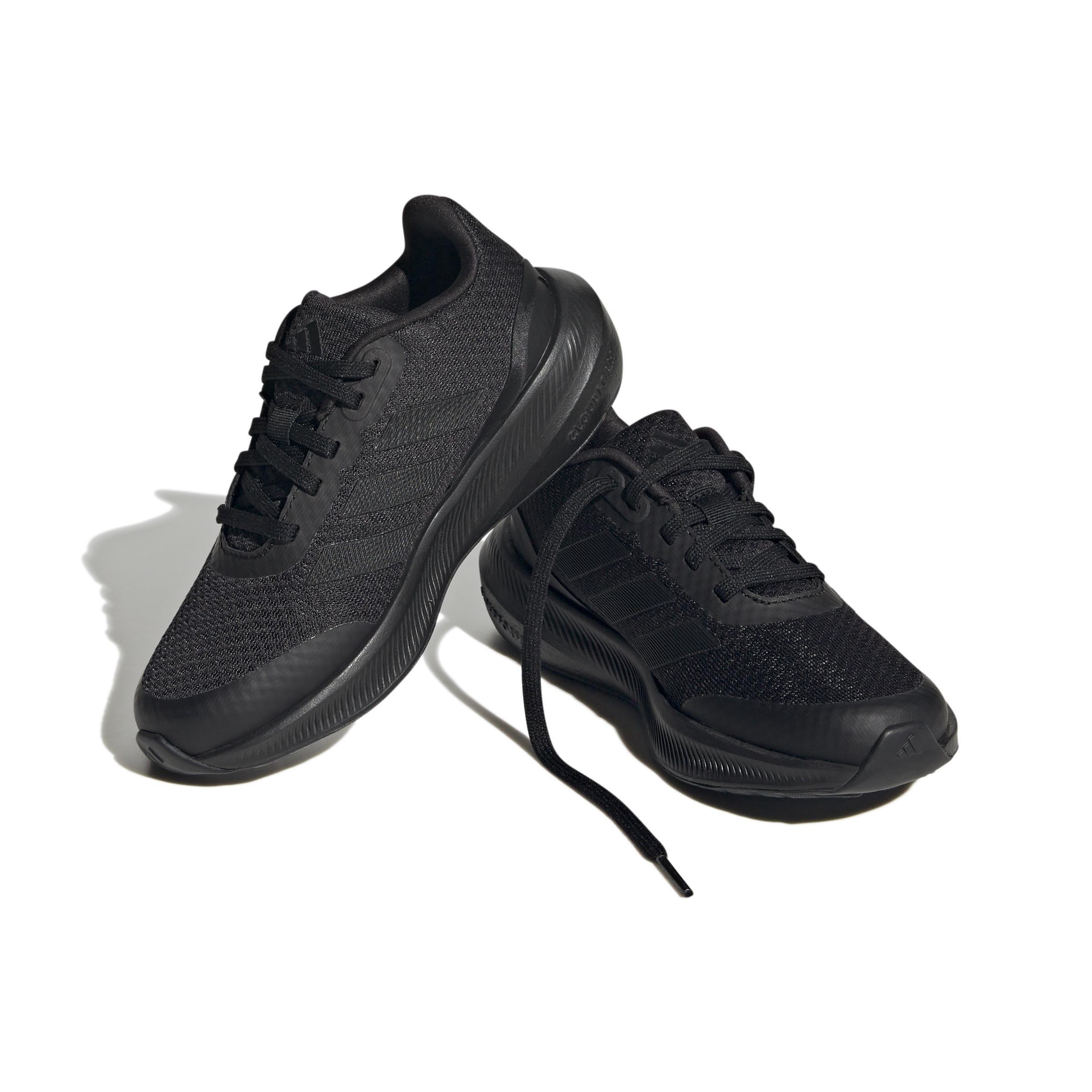 Kids Unisex RunFalcon 3 Lace Shoes, Black, A901_ONE, large image number 0