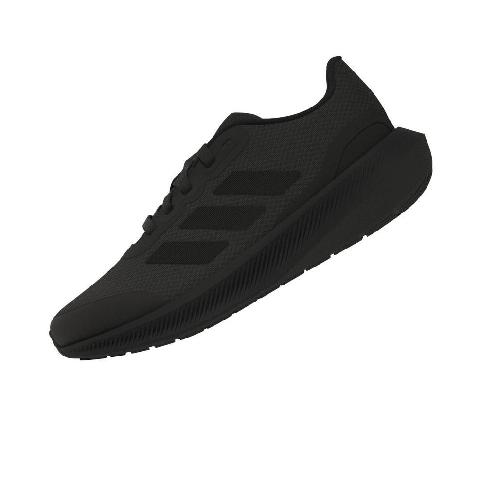 Kids Unisex RunFalcon 3 Lace Shoes, Black, A901_ONE, large image number 11