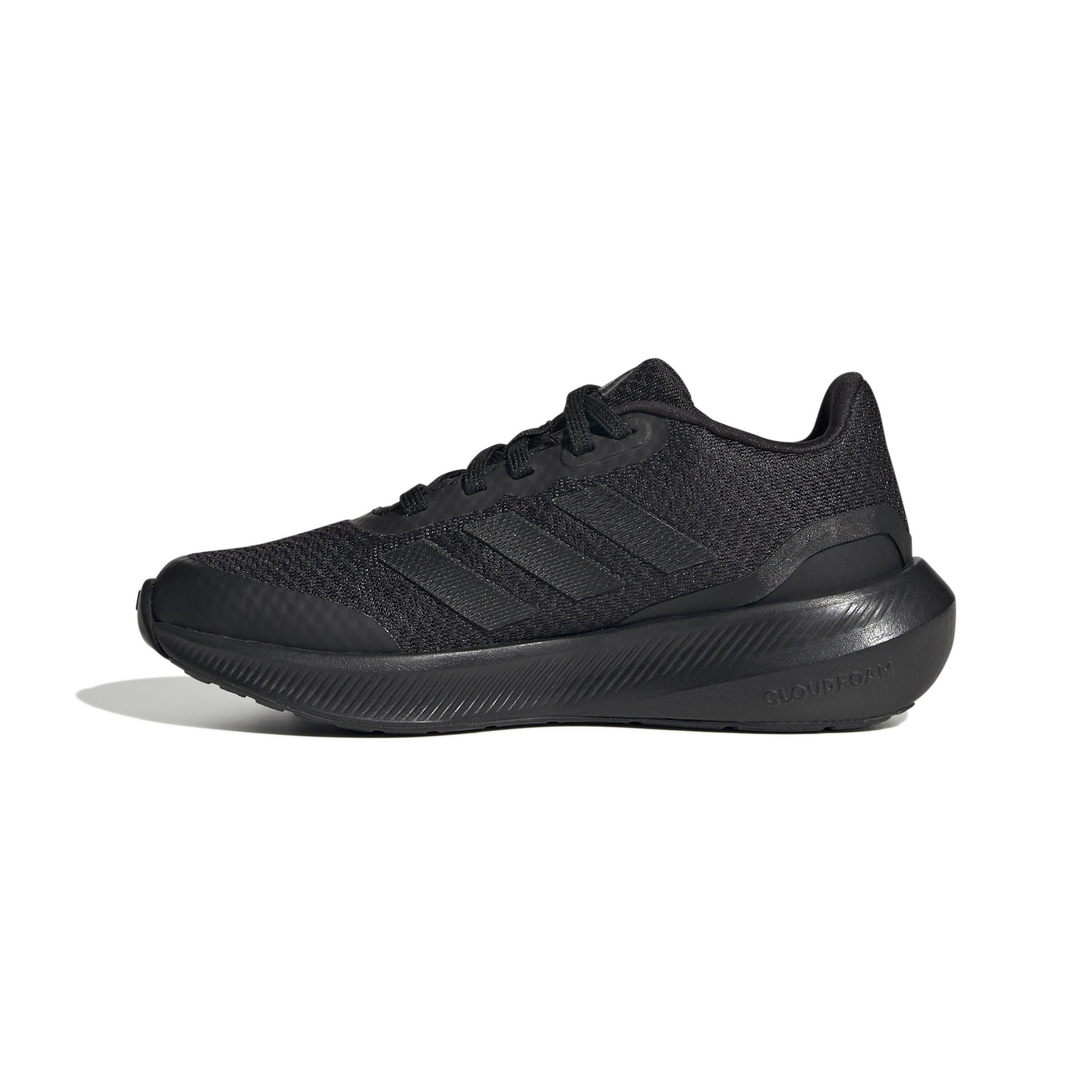 Kids Unisex RunFalcon 3 Lace Shoes, Black, A901_ONE, large image number 13
