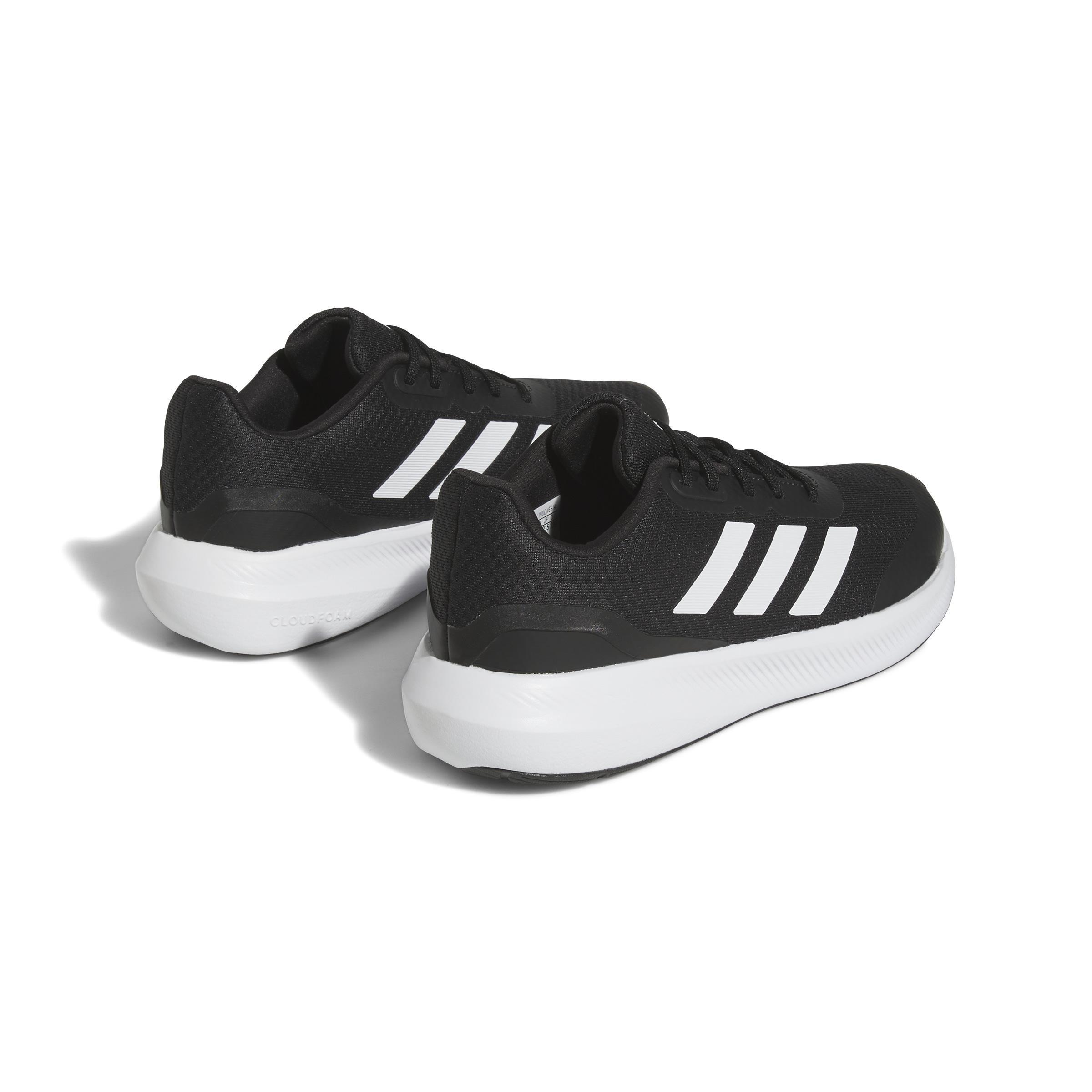 Unisex Kids RunFalcon 3 Lace Shoes, Black, , large image number 3
