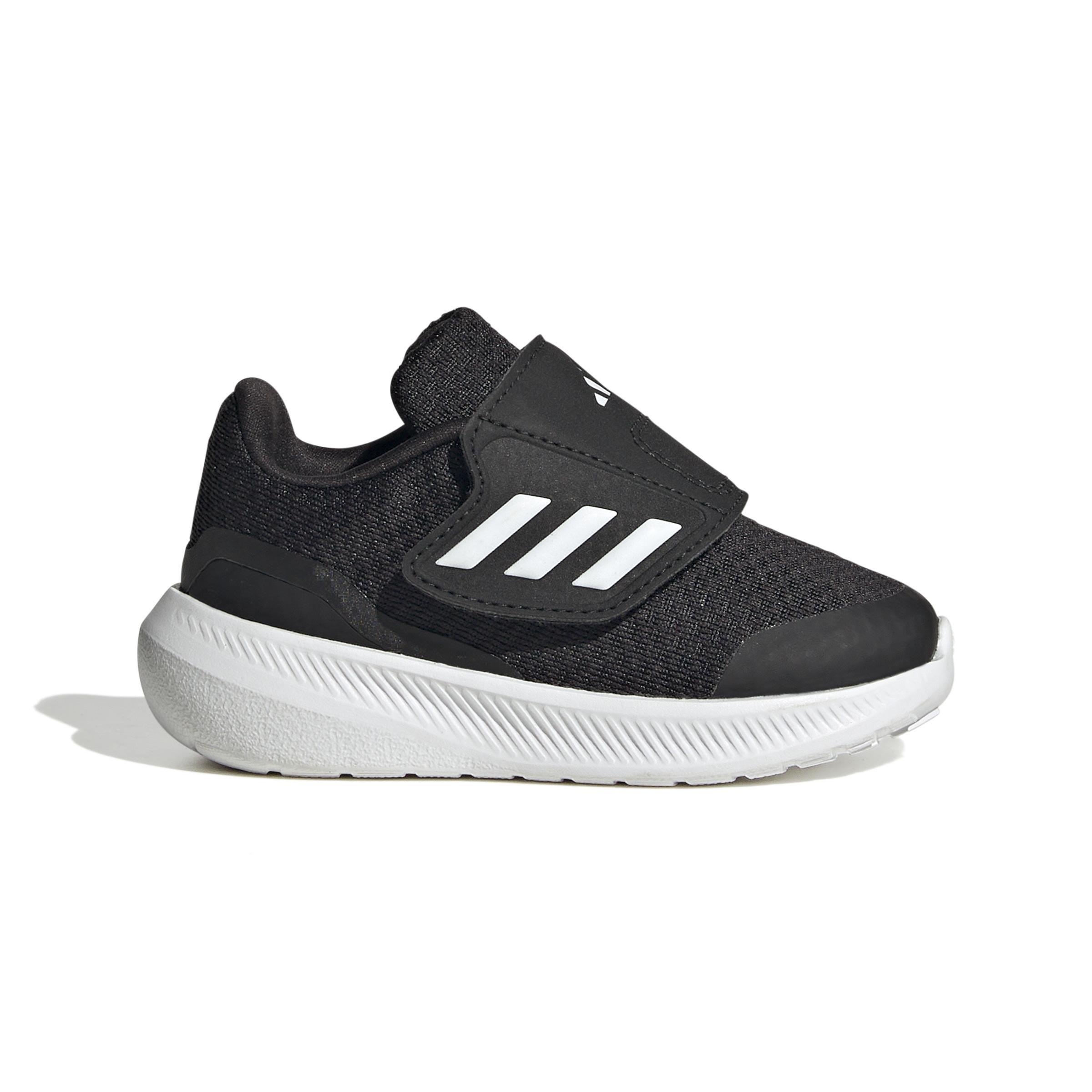 Unisex Kids Run Falcon 3.0 Hook-And-Loop Shoes, Black, A901_ONE, large image number 0
