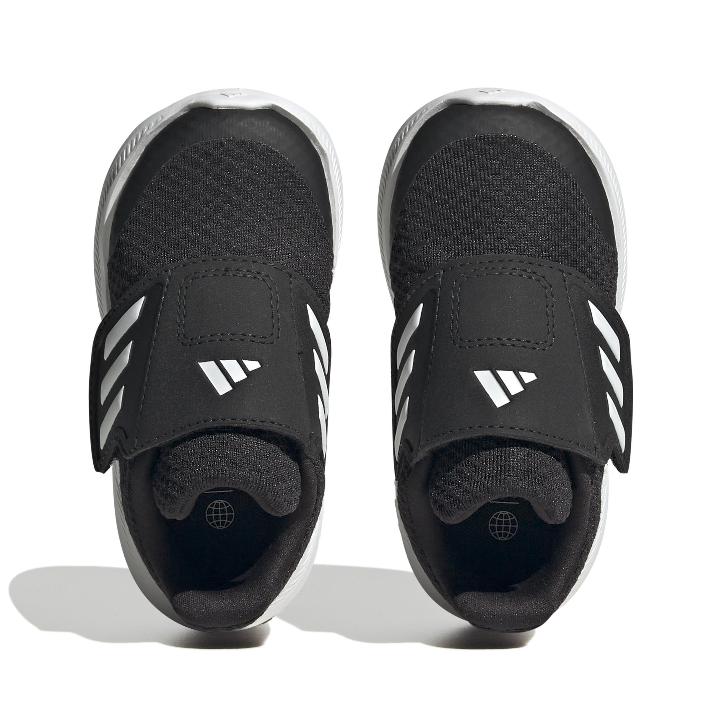 Unisex Kids Run Falcon 3.0 Hook-And-Loop Shoes, Black, A901_ONE, large image number 1