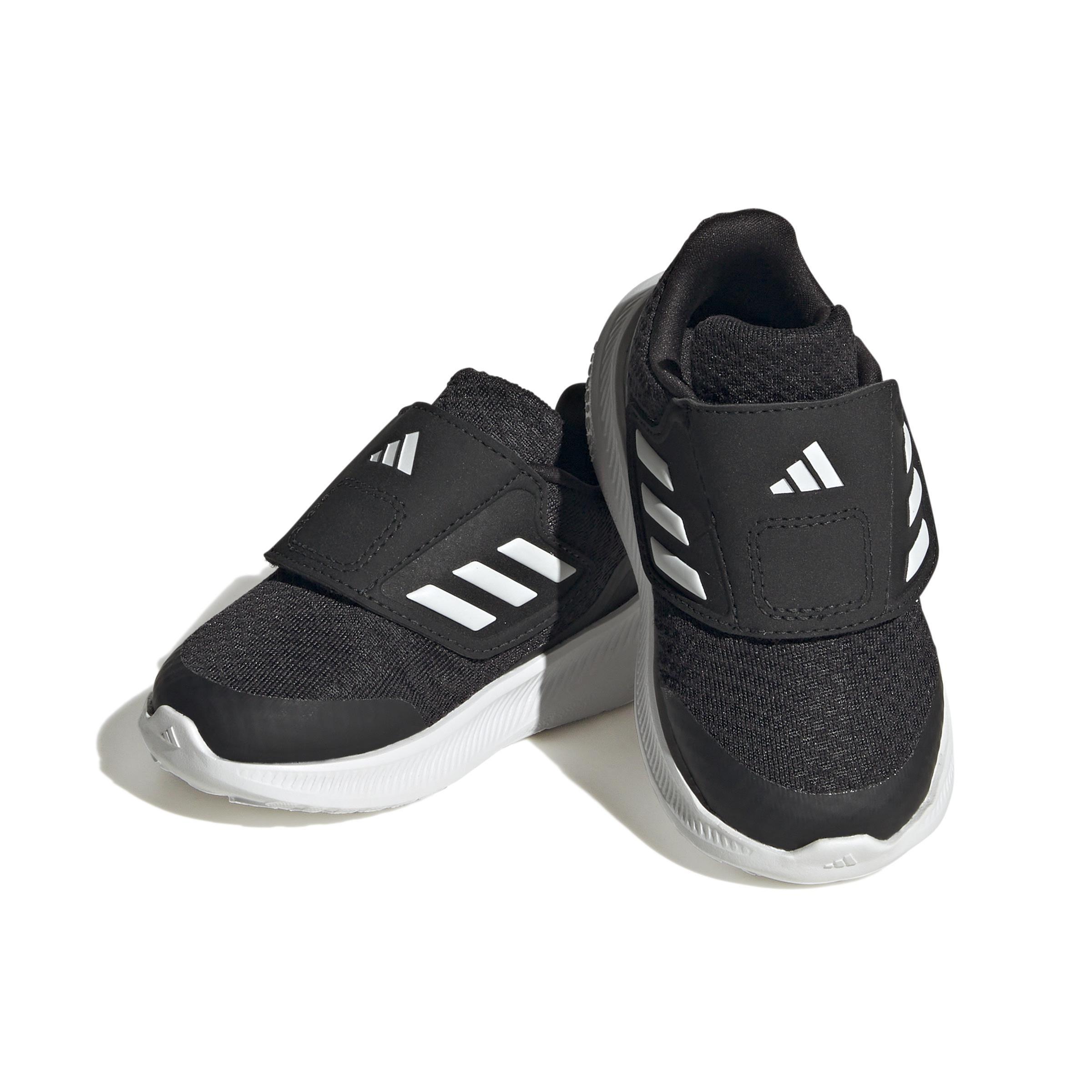 Unisex Kids Run Falcon 3.0 Hook-And-Loop Shoes, Black, A901_ONE, large image number 2