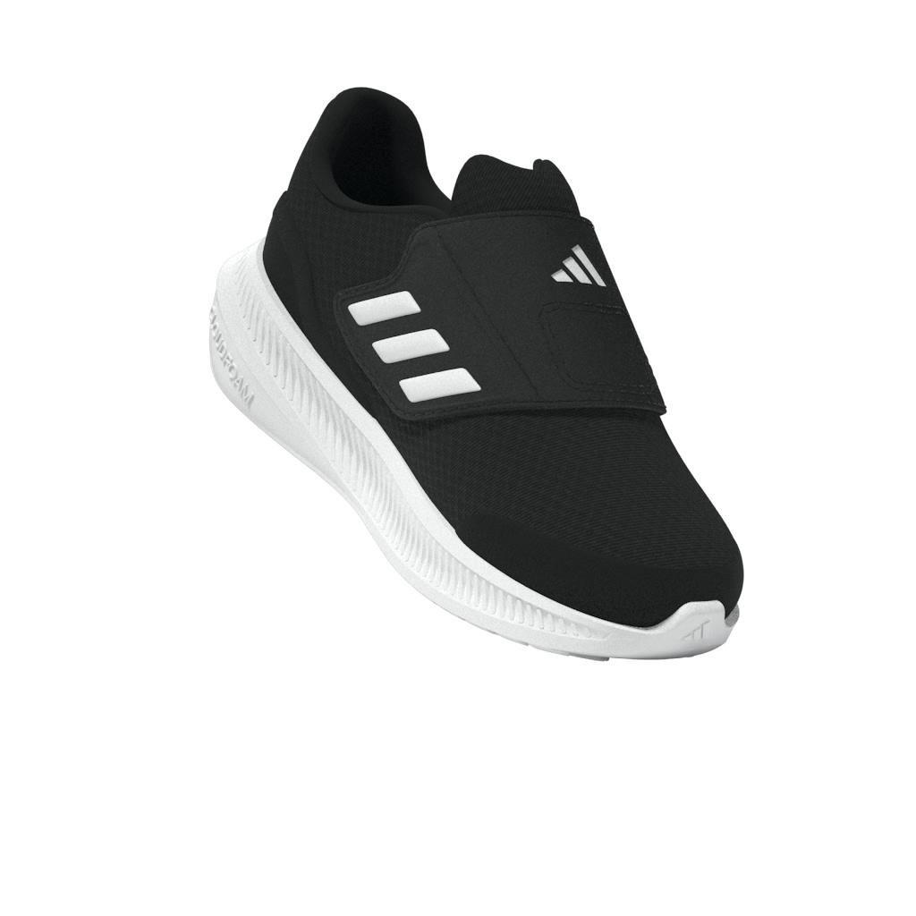 Unisex Kids Run Falcon 3.0 Hook-And-Loop Shoes, Black, A901_ONE, large image number 9