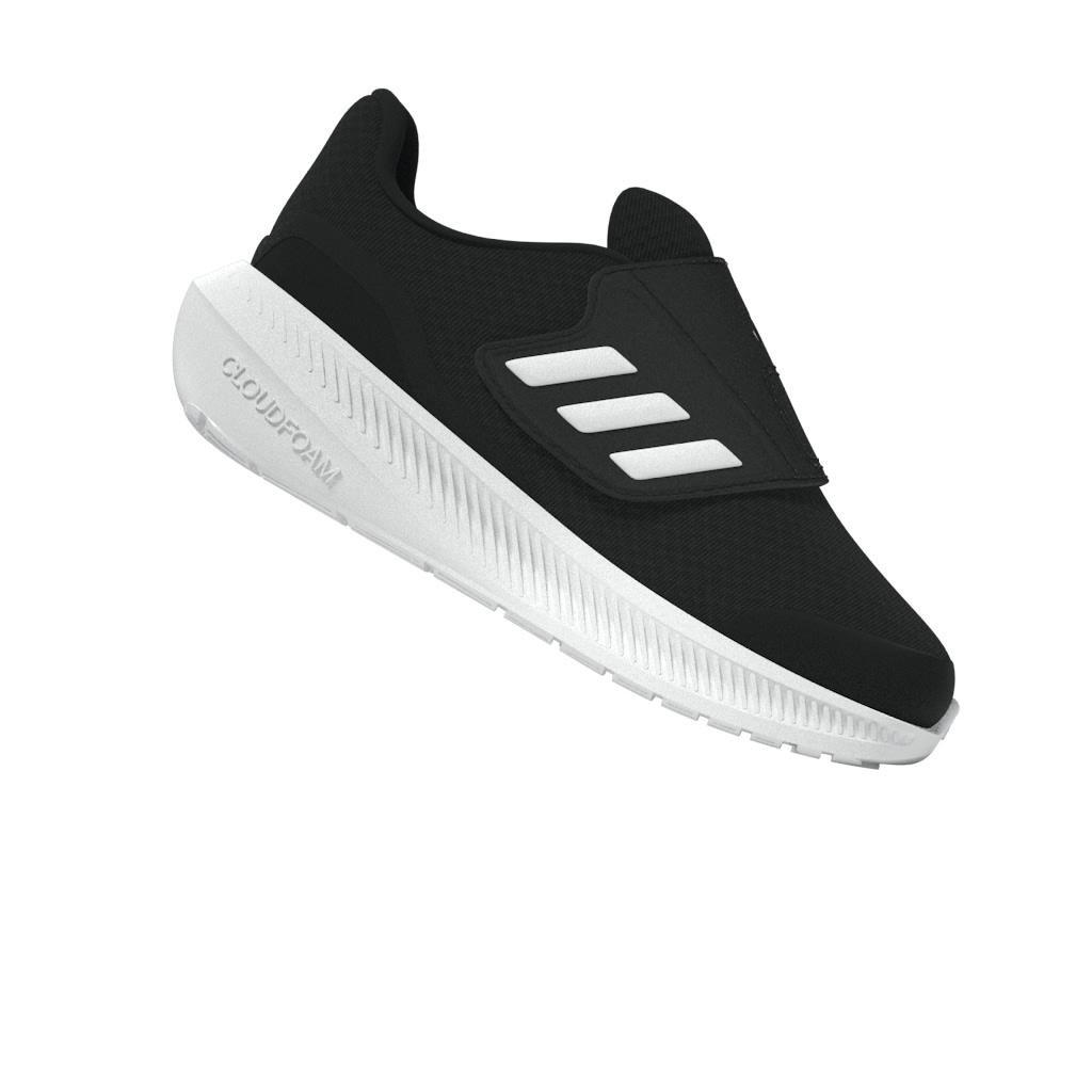 Unisex Kids Run Falcon 3.0 Hook-And-Loop Shoes, Black, A901_ONE, large image number 14