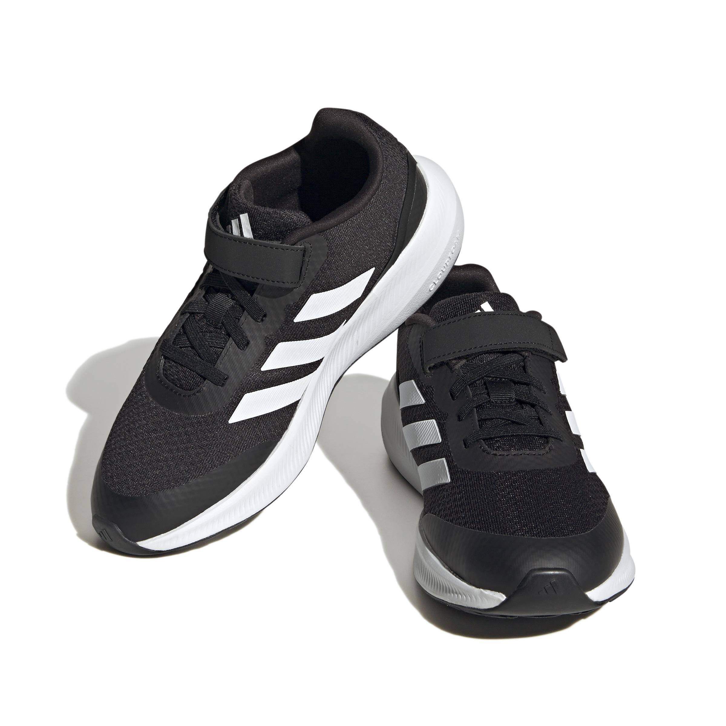 Unisex Kids Runfalcon 3.0 Elastic Lace Shoes, Black, , large image number 1