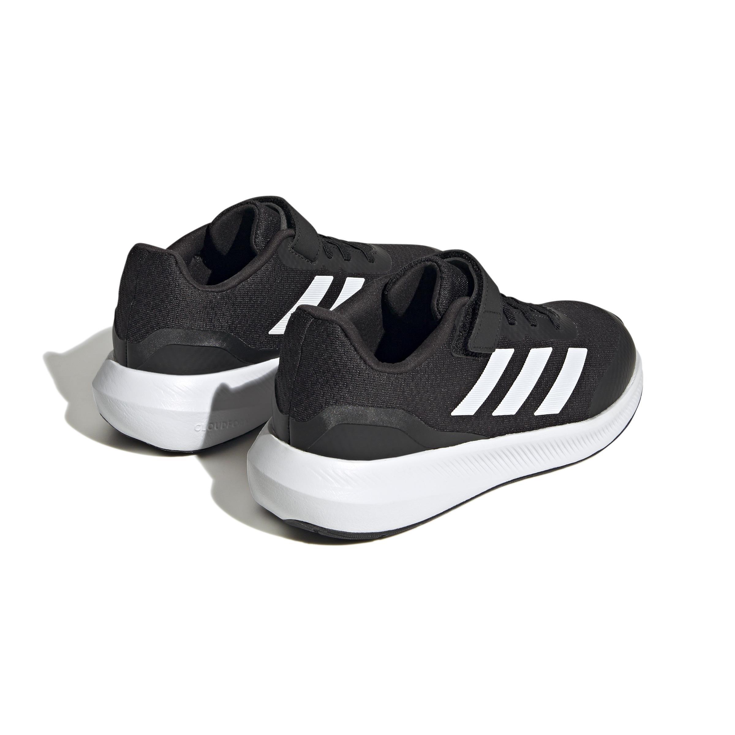 Unisex Kids Runfalcon 3.0 Elastic Lace Shoes, Black, , large image number 2