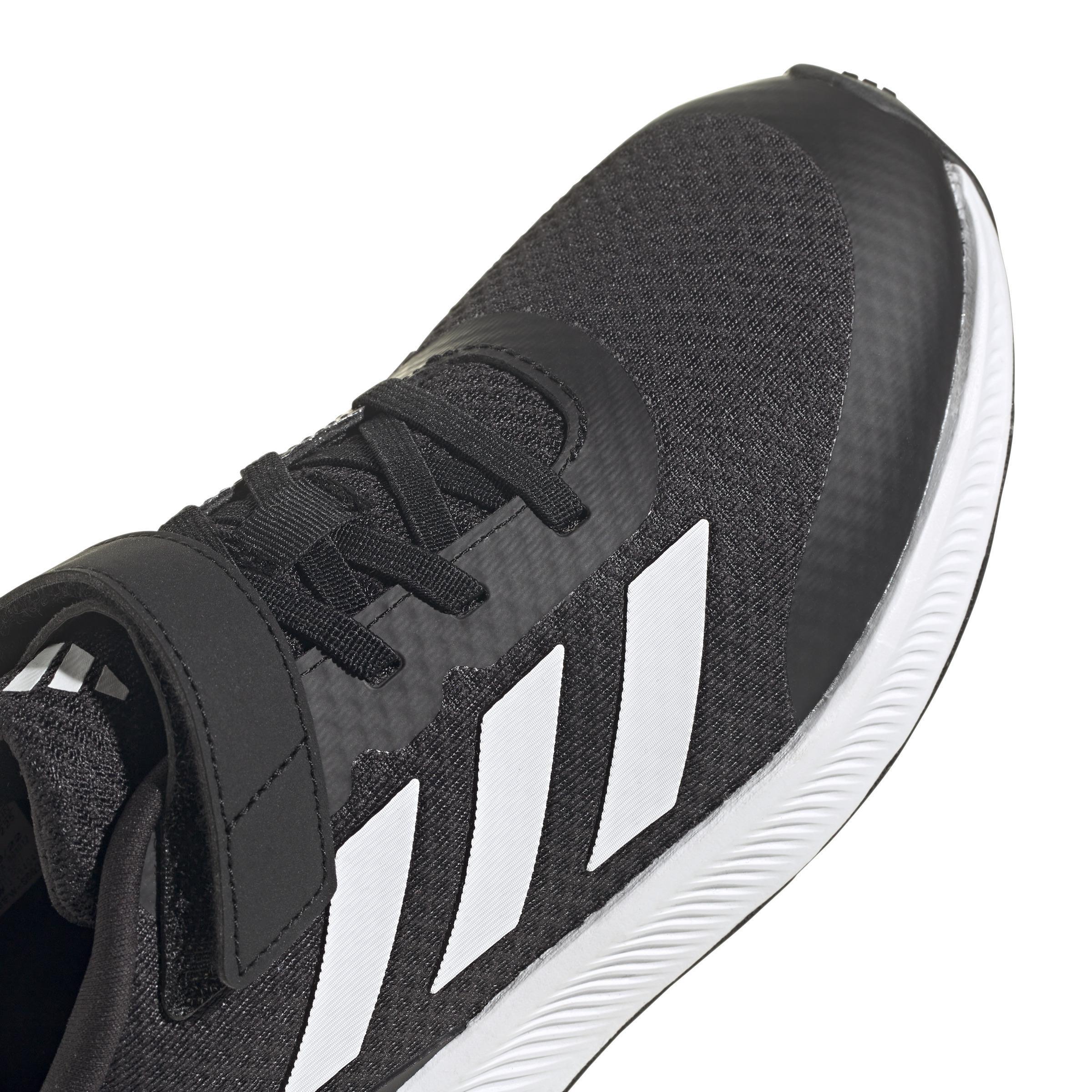 Unisex Kids Runfalcon 3.0 Elastic Lace Shoes, Black, , large image number 3