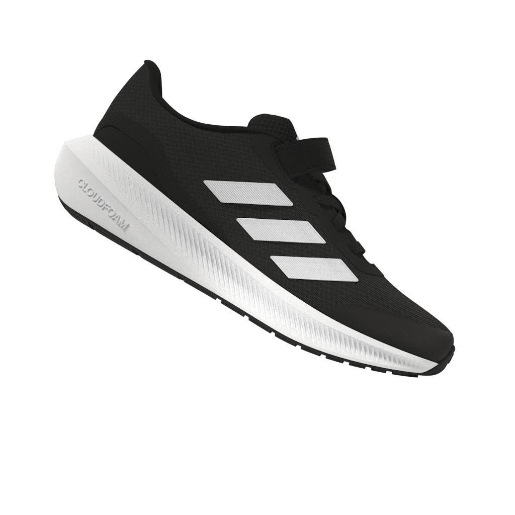 Unisex Kids Runfalcon 3.0 Elastic Lace Shoes, Black, , large image number 7