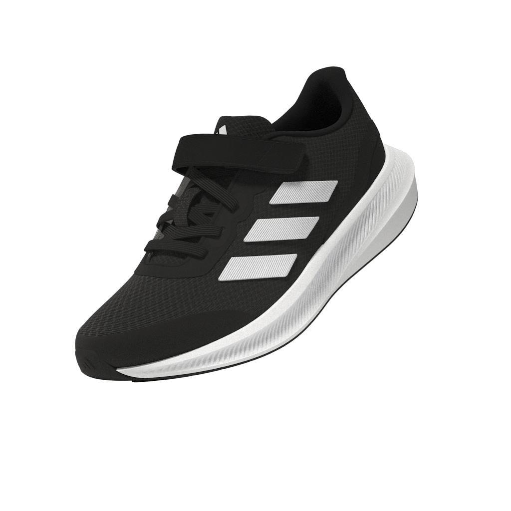 Unisex Kids Runfalcon 3.0 Elastic Lace Shoes, Black, , large image number 10