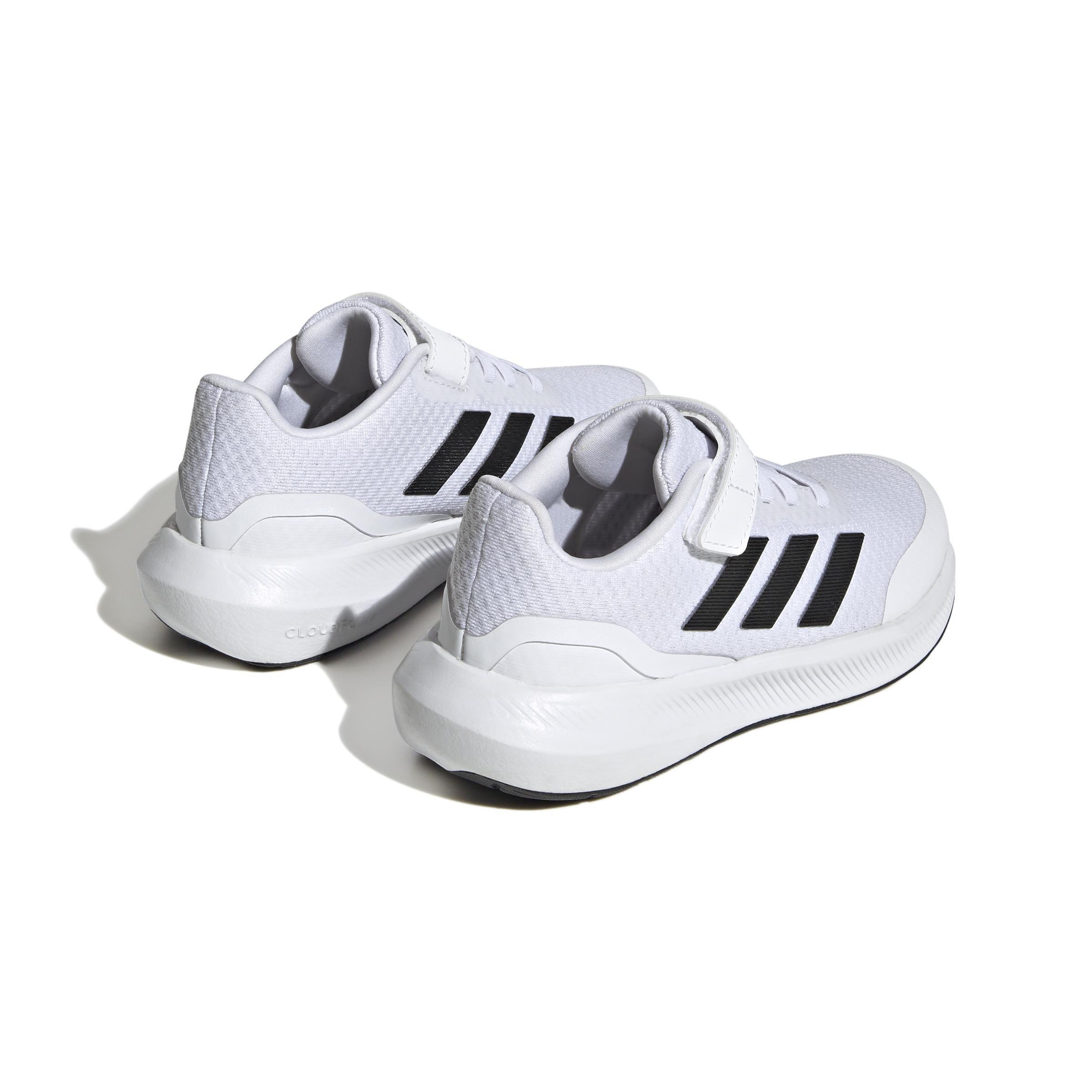 Unisex Kids Runfalcon 3.0 Elastic Lace Top Strap Shoes, White, A901_ONE, large image number 2