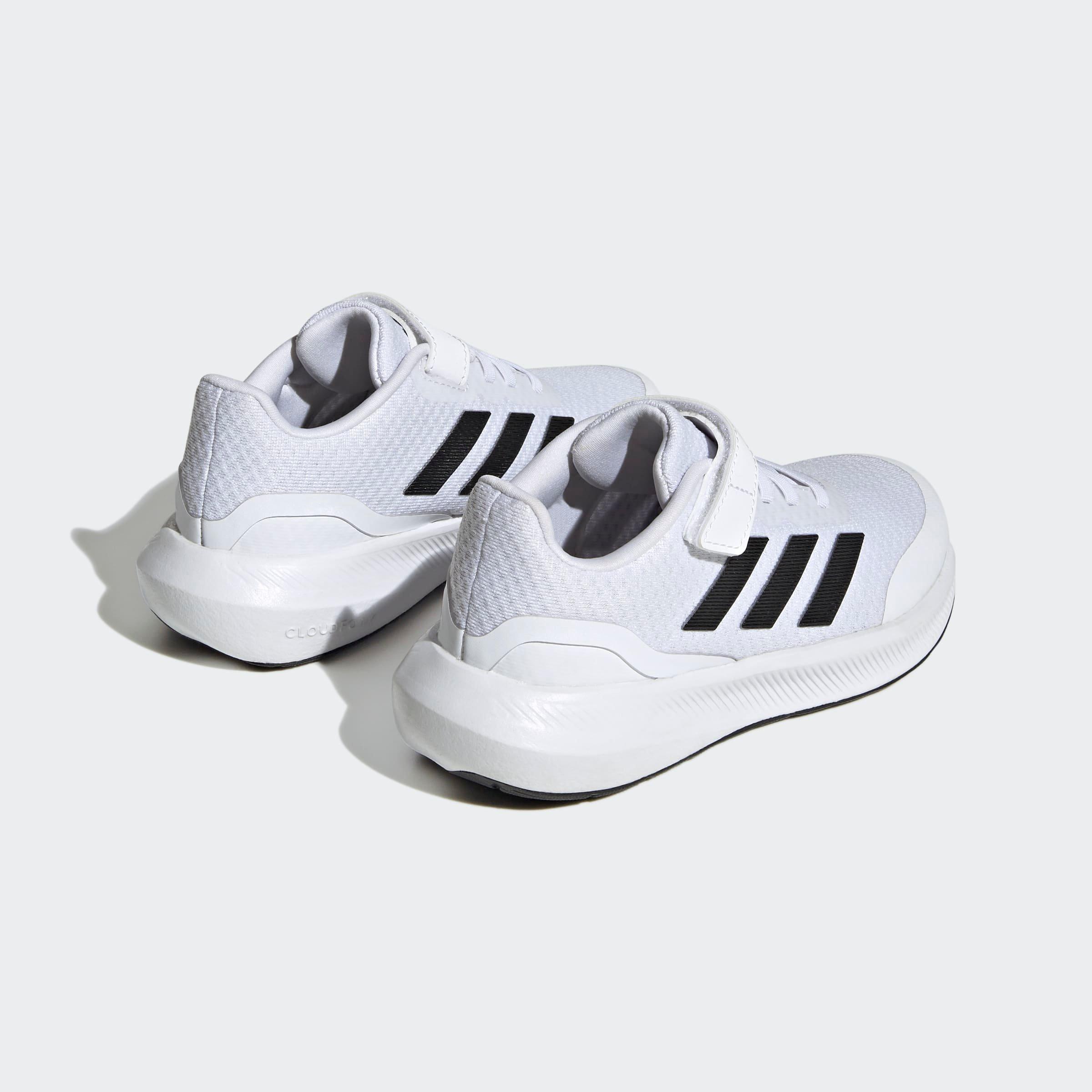 Unisex Kids Runfalcon 3.0 Elastic Lace Top Strap Shoes, White, A901_ONE, large image number 5