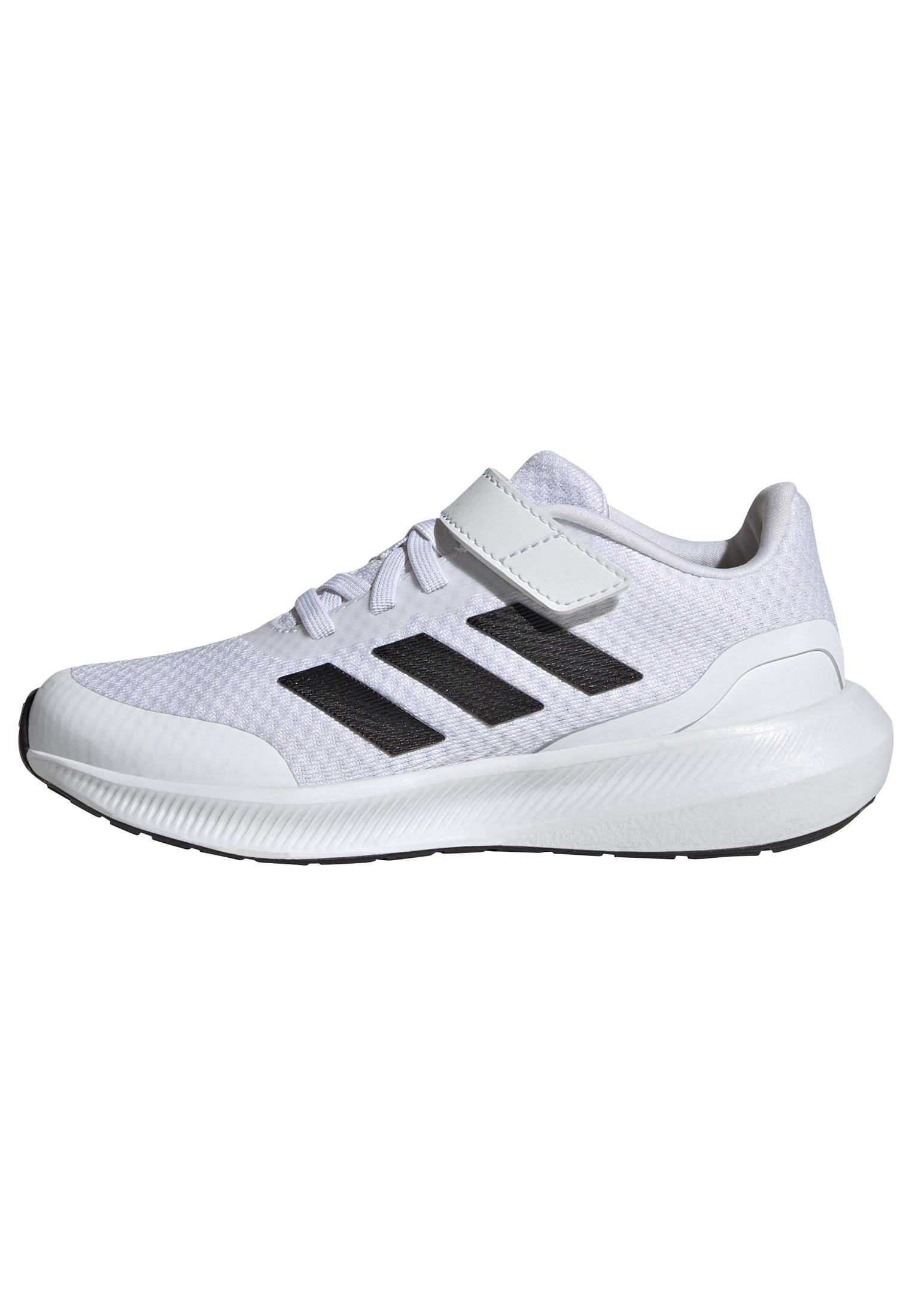 Unisex Kids Runfalcon 3.0 Elastic Lace Top Strap Shoes, White, A901_ONE, large image number 5