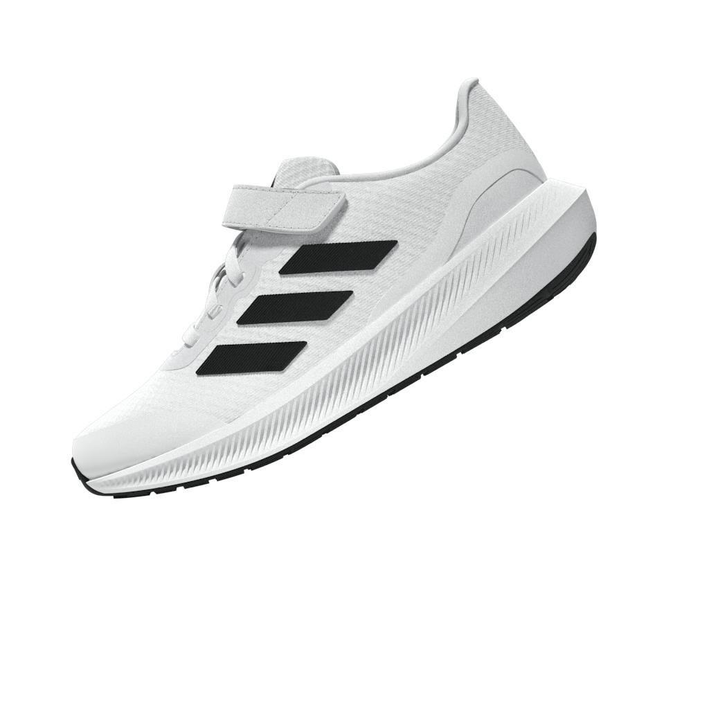 Unisex Kids Runfalcon 3.0 Elastic Lace Top Strap Shoes, White, A901_ONE, large image number 6