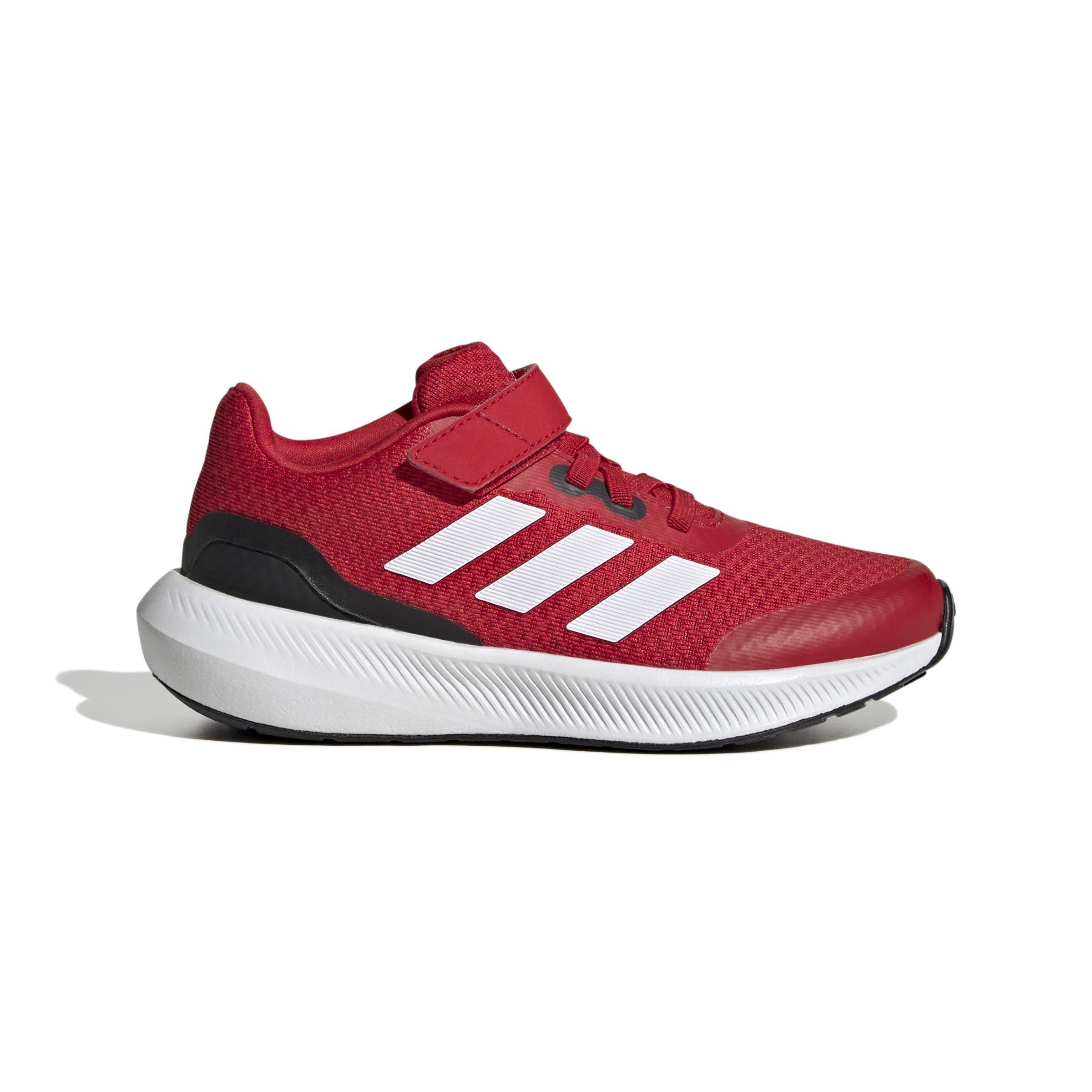 Unisex Kids RunFalcon 3.0 Elastic Lace Top Strap Shoes, Red, , large image number 0