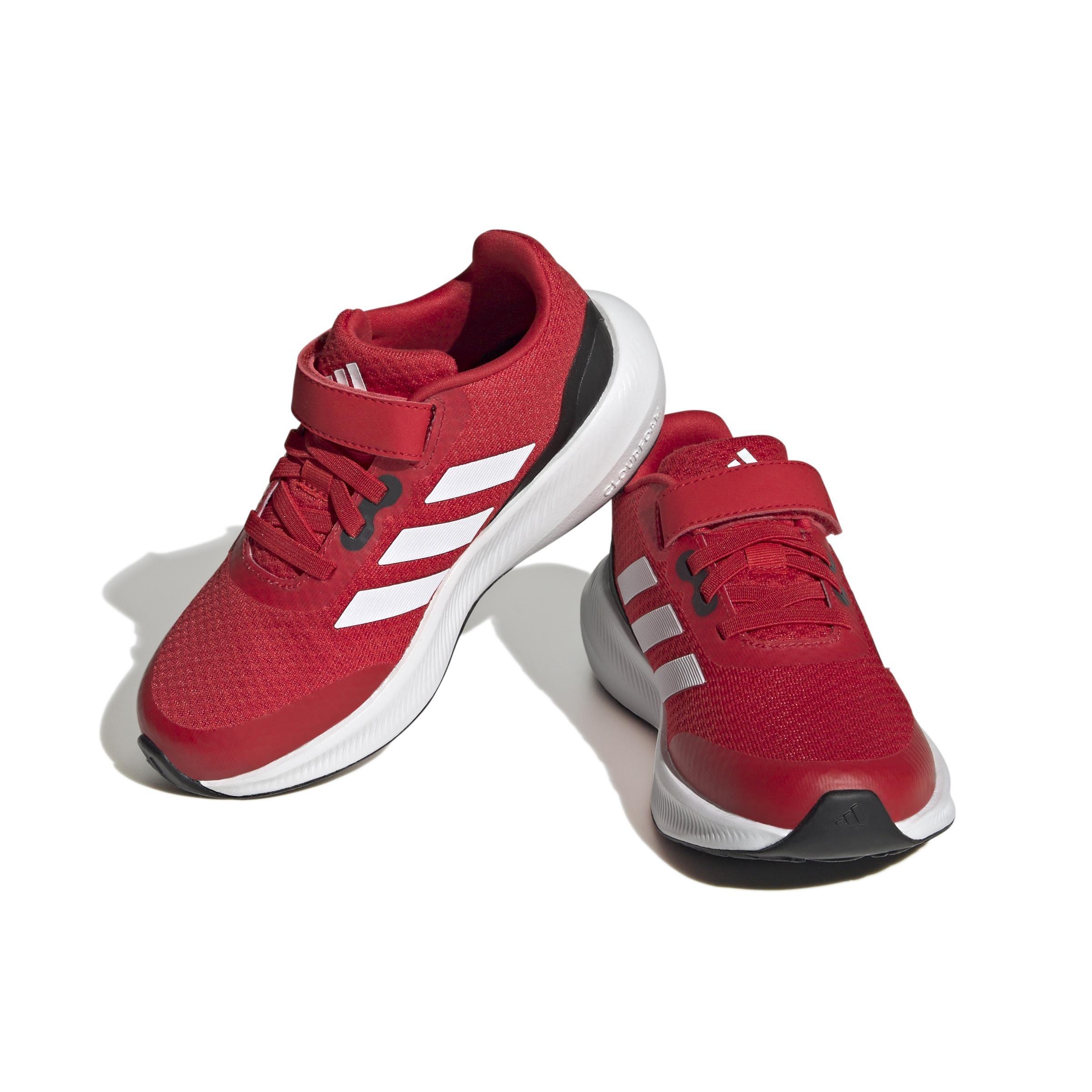 Unisex Kids RunFalcon 3.0 Elastic Lace Top Strap Shoes, Red, , large image number 2