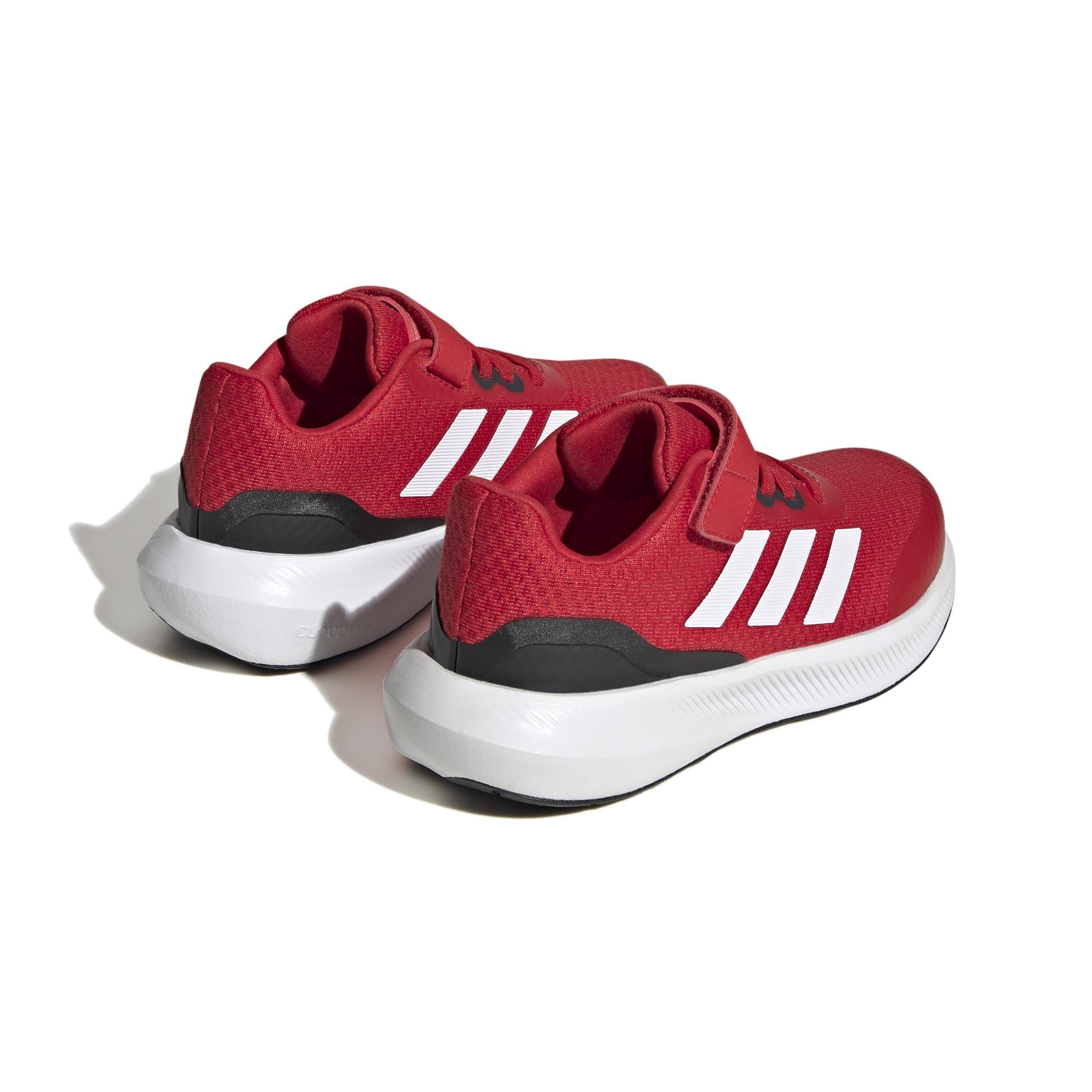 Unisex Kids RunFalcon 3.0 Elastic Lace Top Strap Shoes, Red, , large image number 3