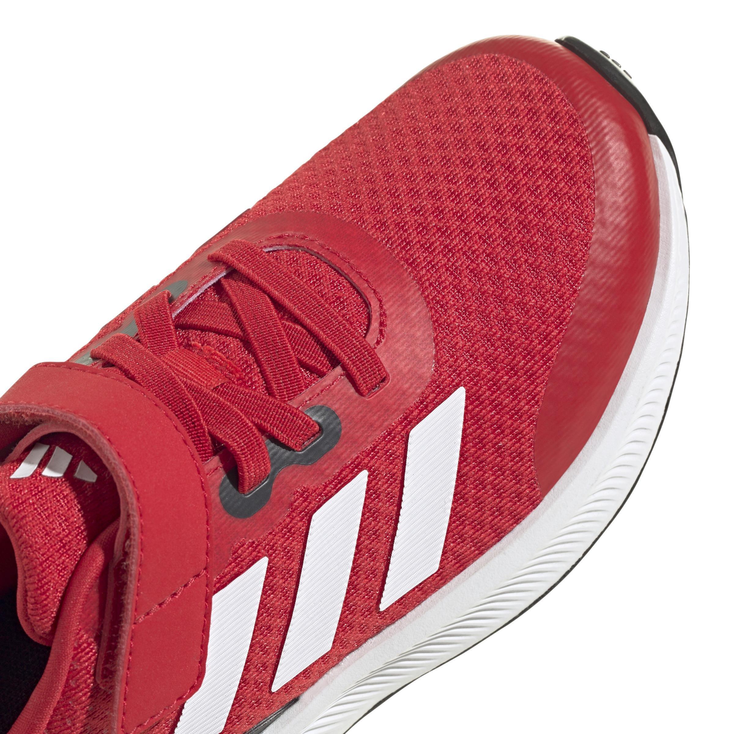 Unisex Kids RunFalcon 3.0 Elastic Lace Top Strap Shoes, Red, , large image number 4