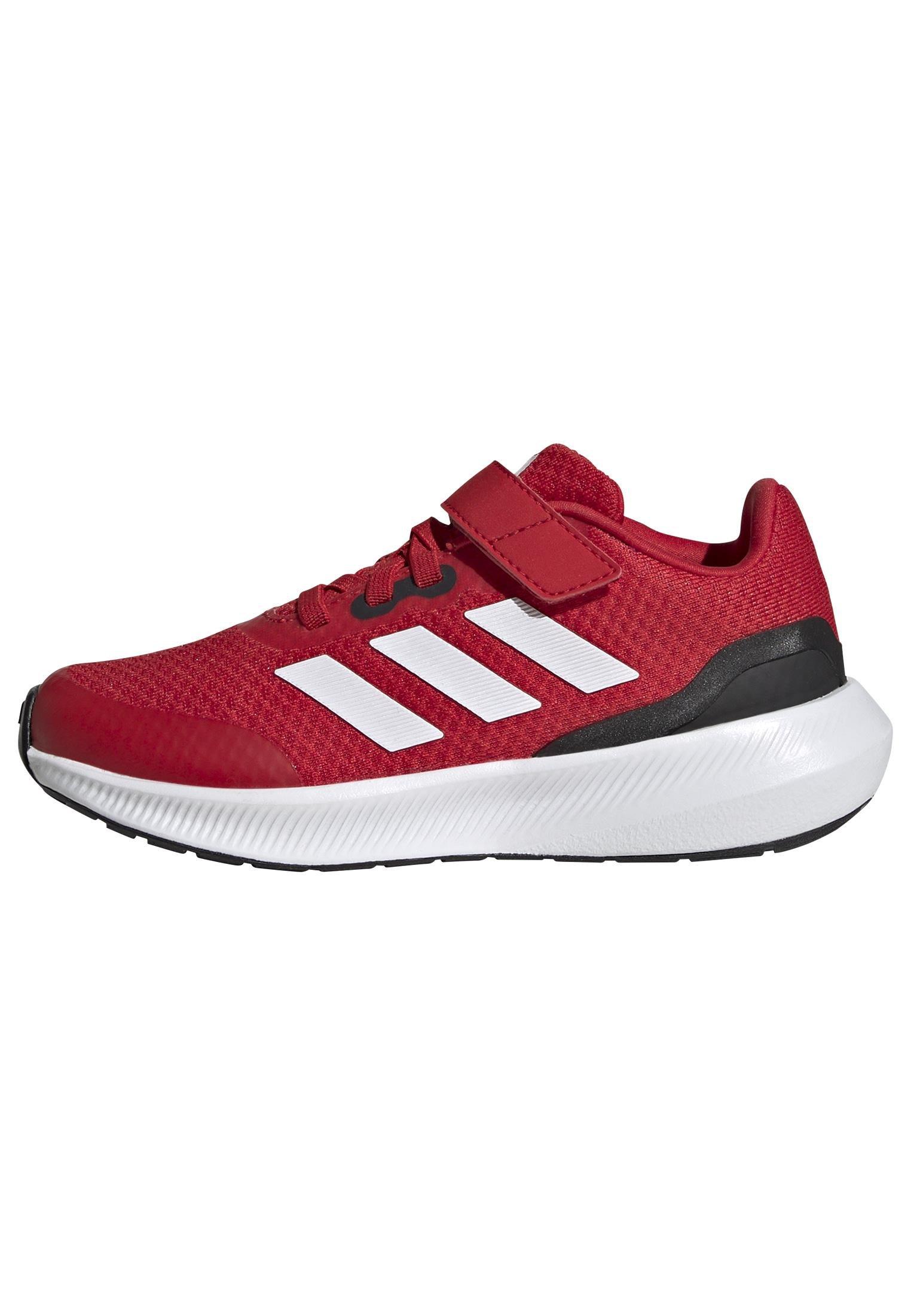 Unisex Kids RunFalcon 3.0 Elastic Lace Top Strap Shoes, Red, , large image number 6