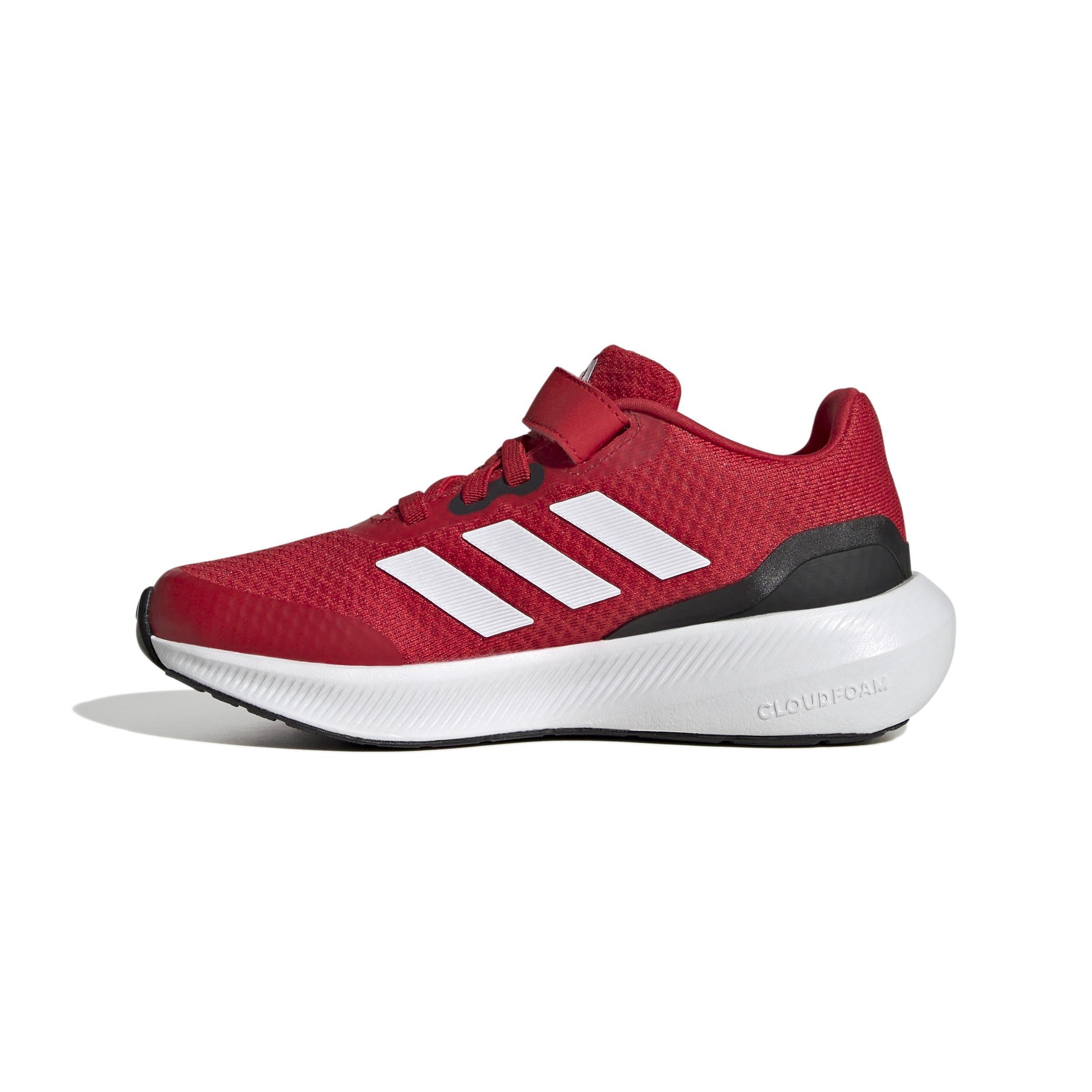Unisex Kids RunFalcon 3.0 Elastic Lace Top Strap Shoes, Red, , large image number 11