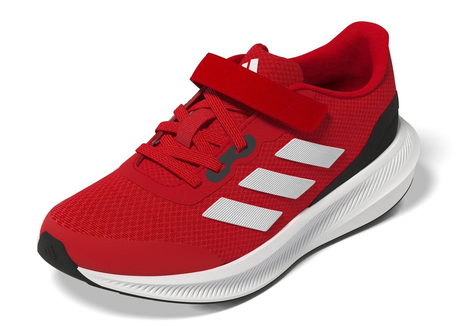 Unisex Kids RunFalcon 3.0 Elastic Lace Top Strap Shoes, Red, , large image number 13