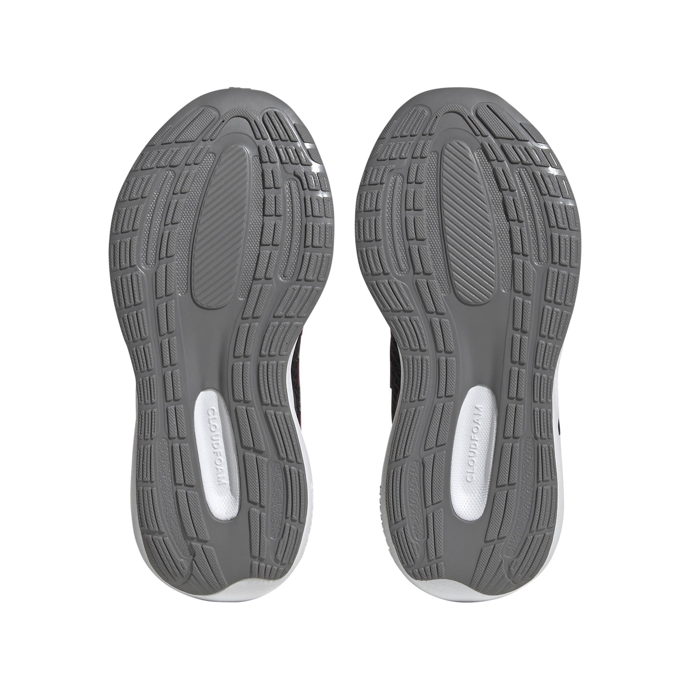 Unisex Kids RunFalcon 3.0 Elastic Lace Top Strap Shoes, Black, A901_ONE, large image number 14