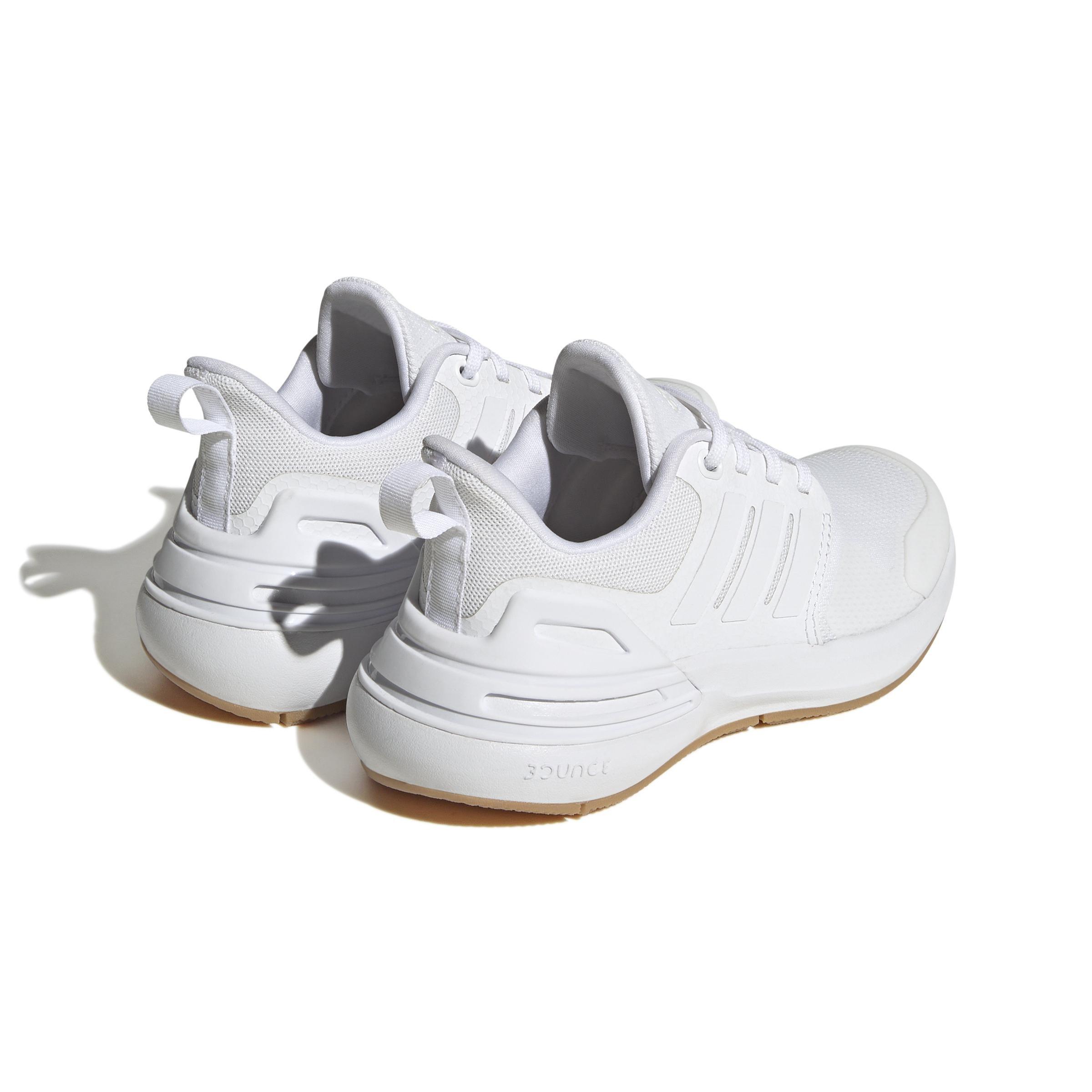 Unisex Kids Rapidasport Bounce Lace Shoes, White, A901_ONE, large image number 1