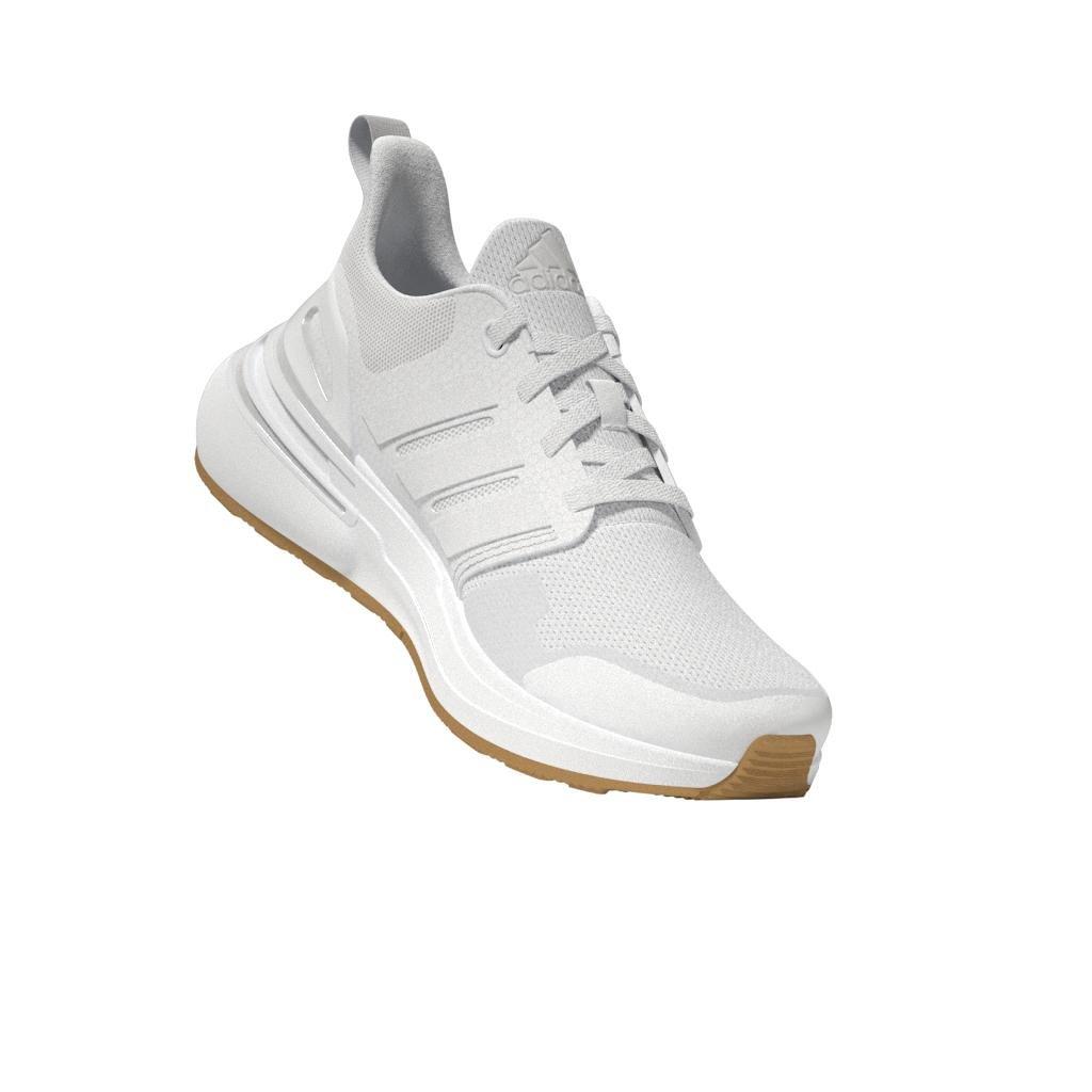 Unisex Kids Rapidasport Bounce Lace Shoes, White, A901_ONE, large image number 7