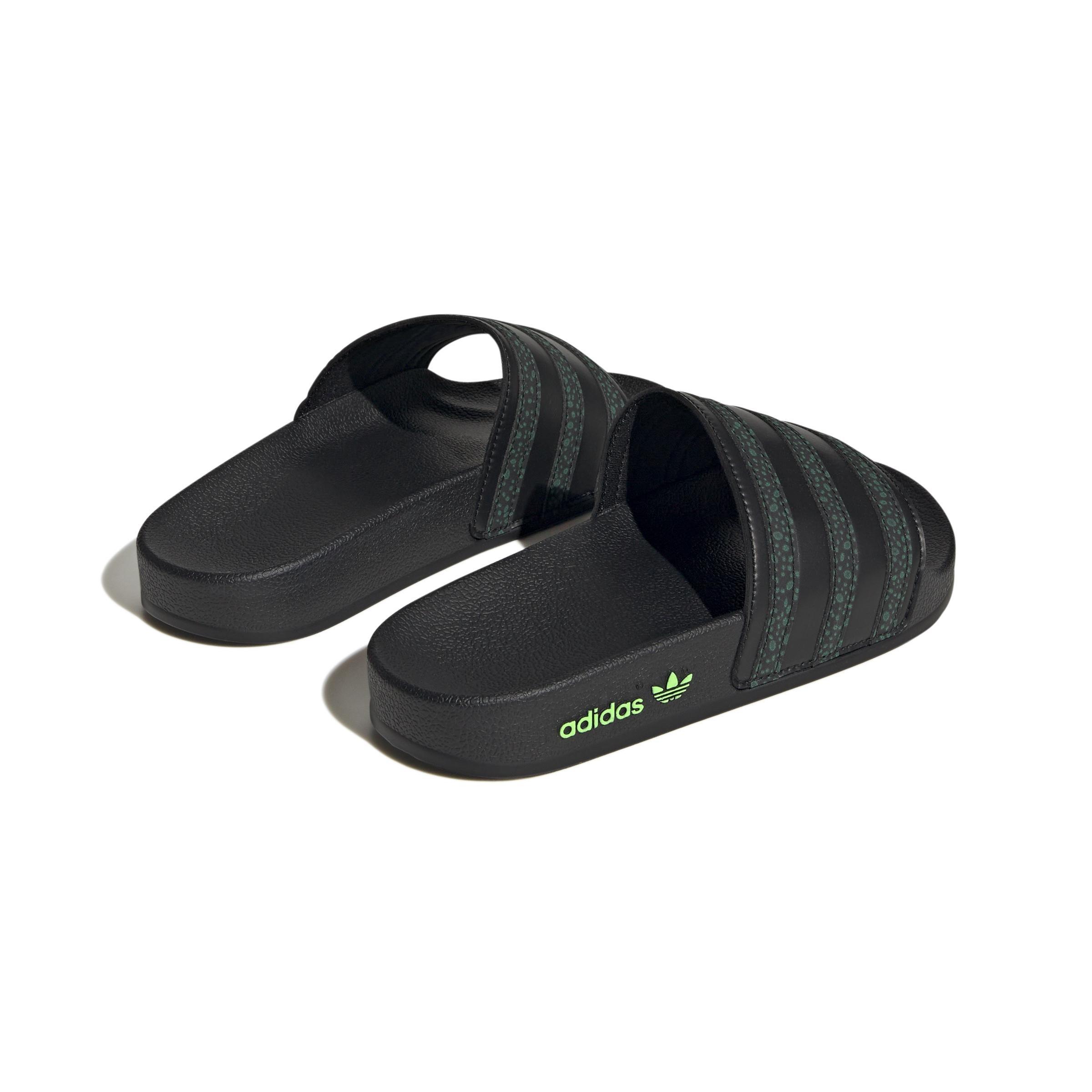 Unisex Kids Adilette Slides, Black, A901_ONE, medium