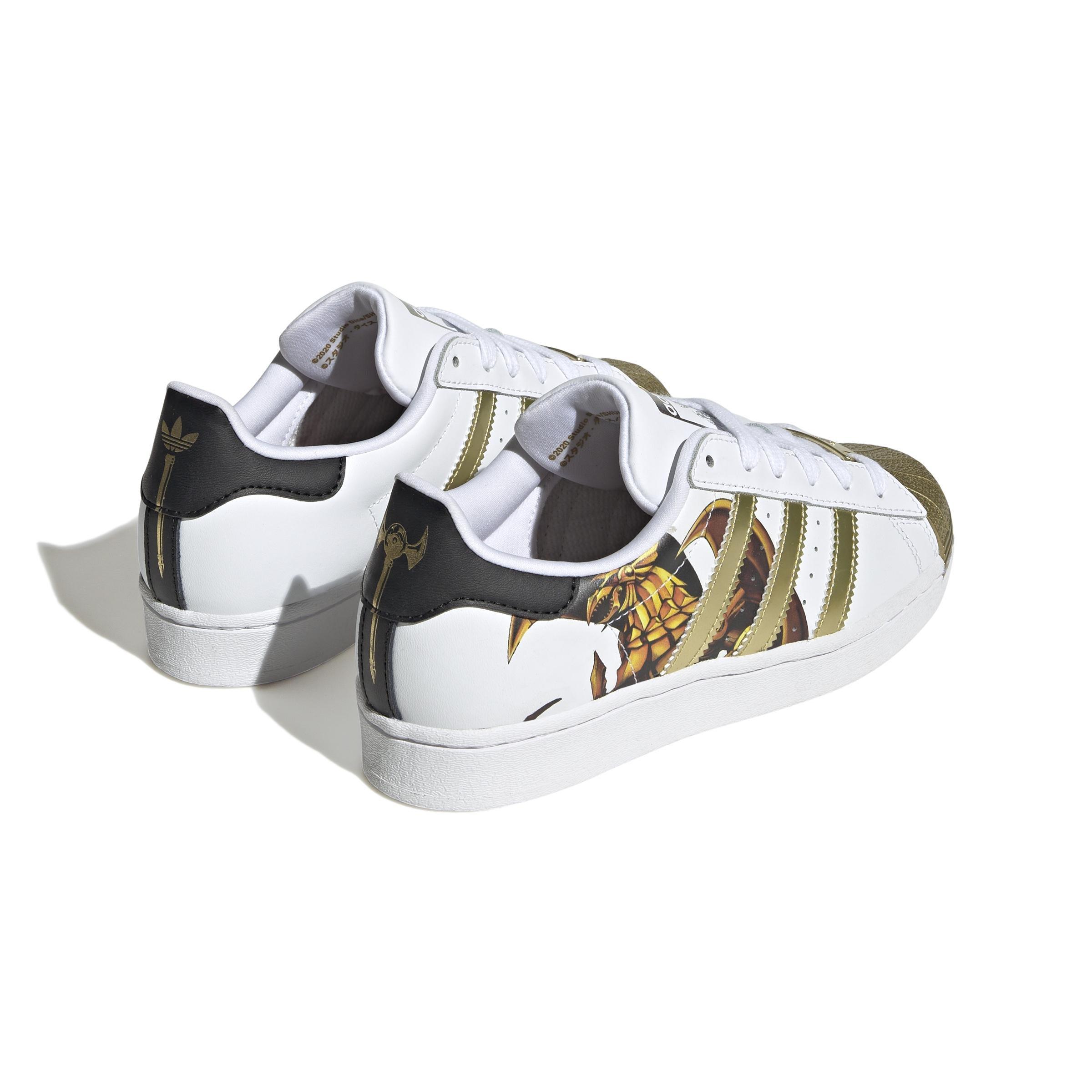 Unisex Kids Superstar Yu-Gi-Oh! Shoes, White, A901_ONE, large image number 1