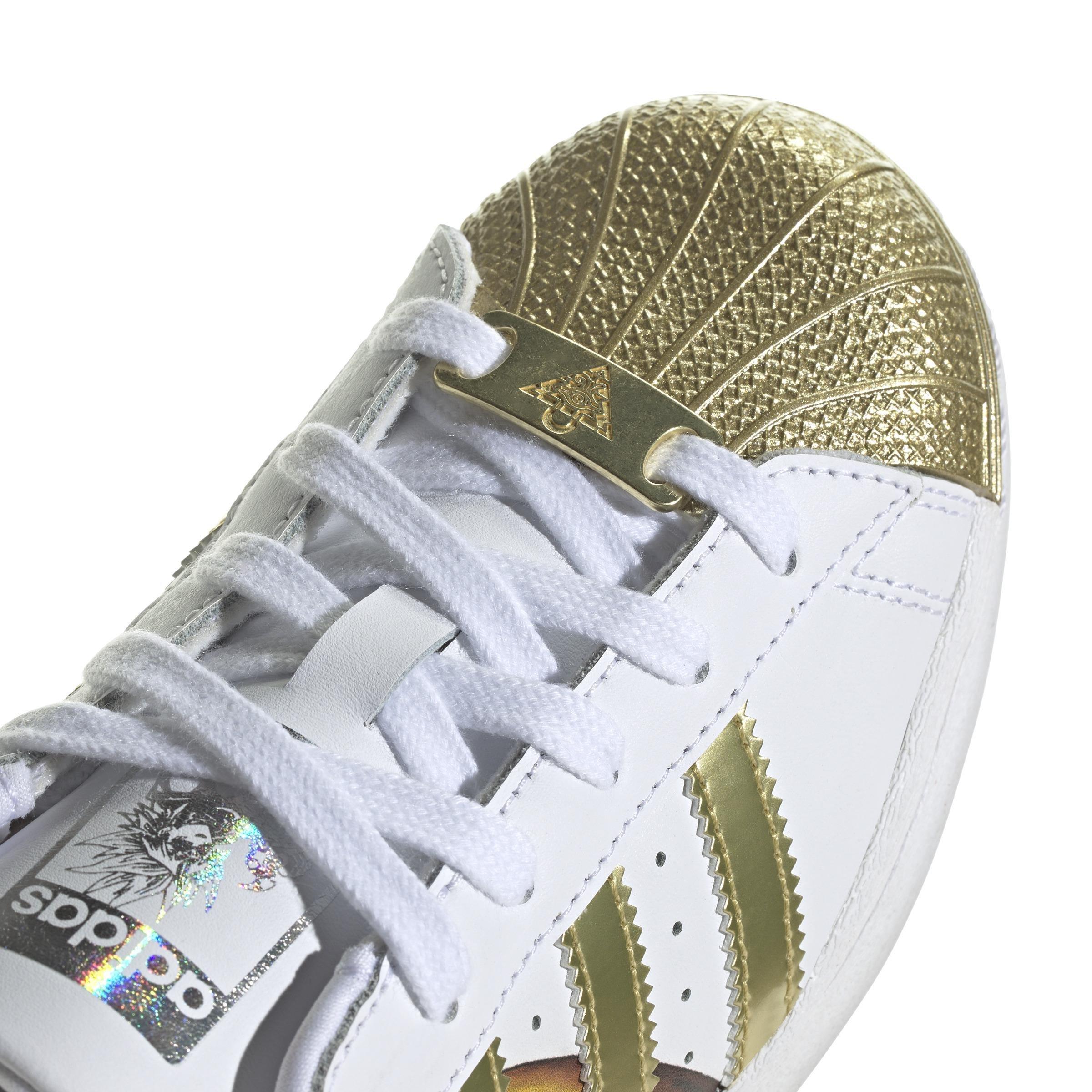 Unisex Kids Superstar Yu-Gi-Oh! Shoes, White, A901_ONE, large image number 3