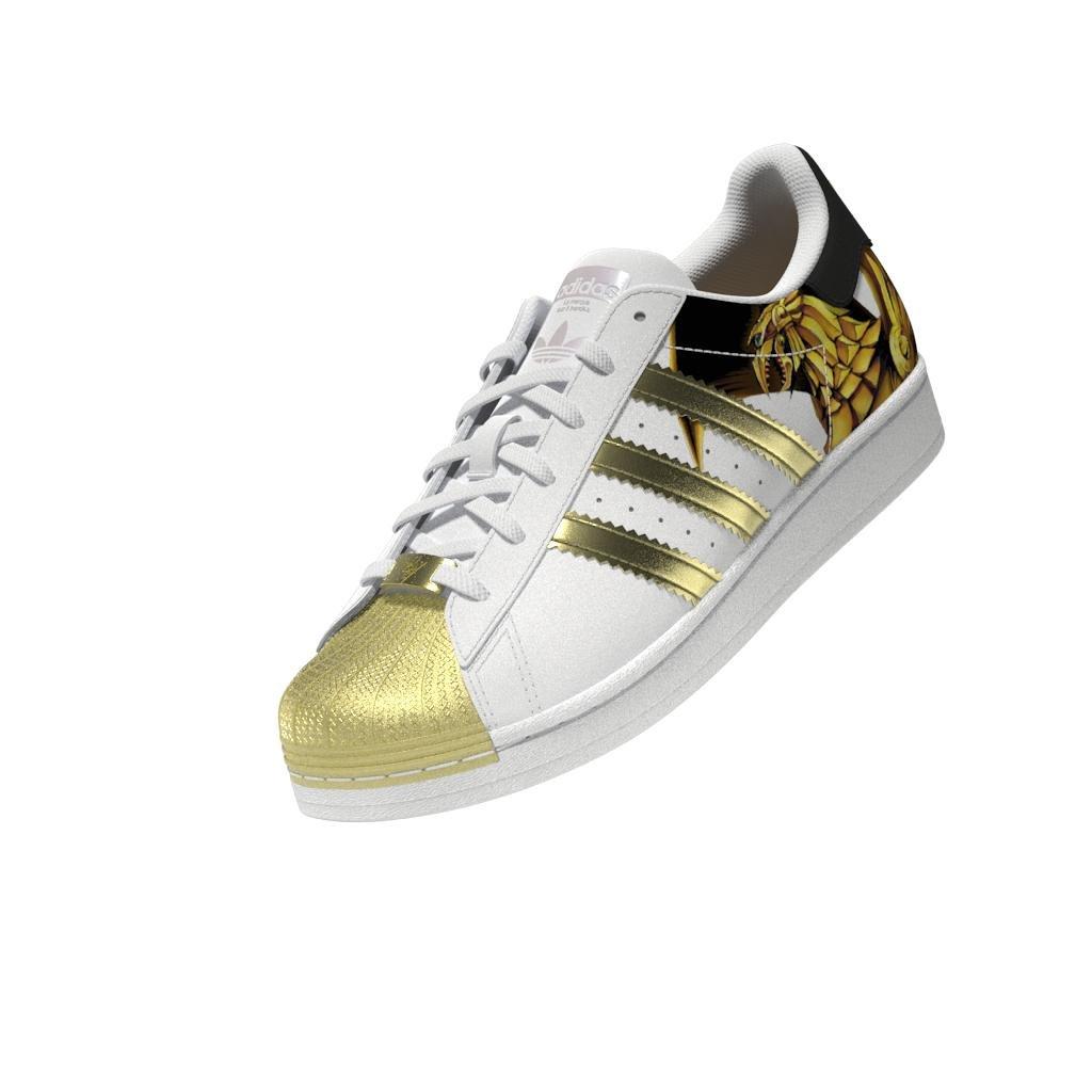 Unisex Kids Superstar Yu-Gi-Oh! Shoes, White, A901_ONE, large image number 6