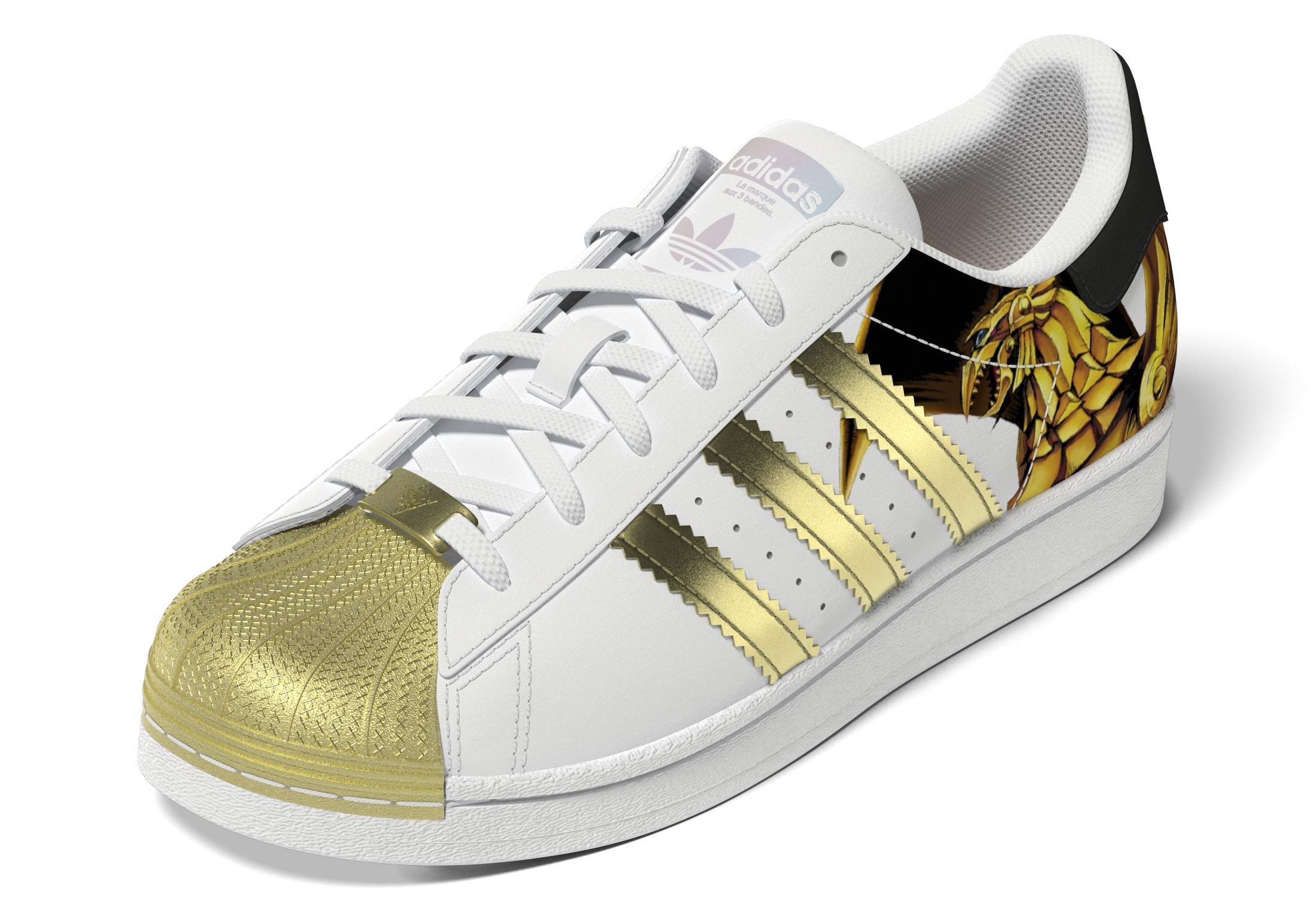 Unisex Kids Superstar Yu-Gi-Oh! Shoes, White, A901_ONE, large image number 7