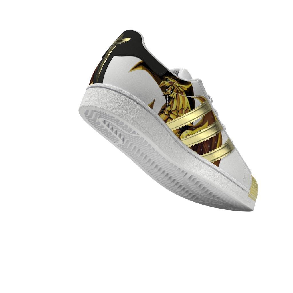 Unisex Kids Superstar Yu-Gi-Oh! Shoes, White, A901_ONE, large image number 13