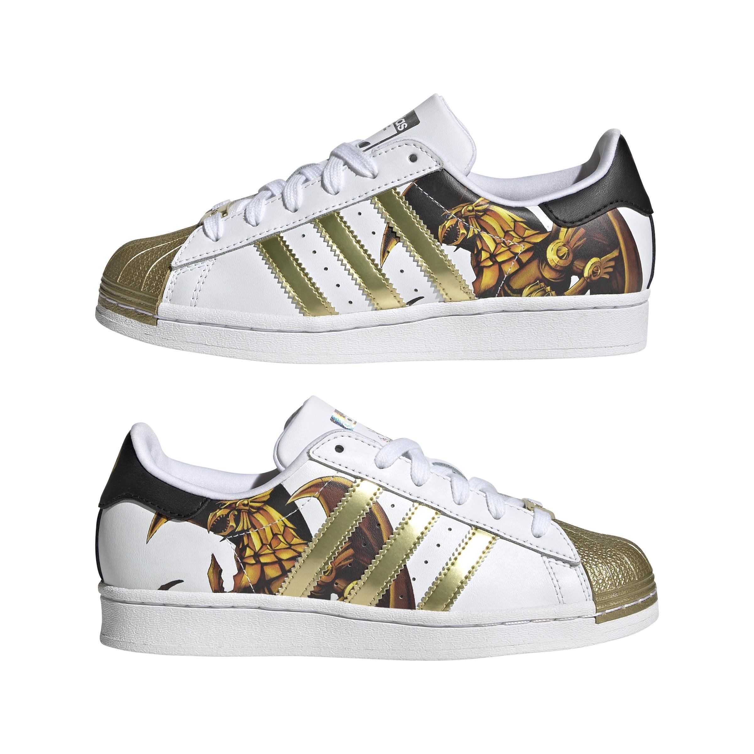 Unisex Kids Superstar Yu-Gi-Oh! Shoes, White, A901_ONE, large image number 14