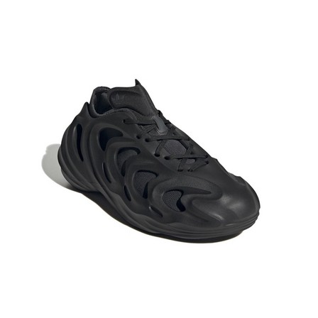 Mens Adifom Q Shoes, Black, A901_ONE, large image number 0