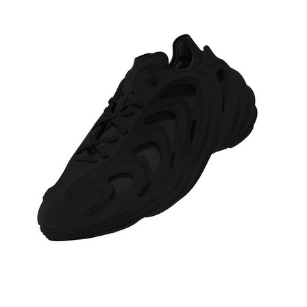 Mens Adifom Q Shoes, Black, A901_ONE, large image number 7