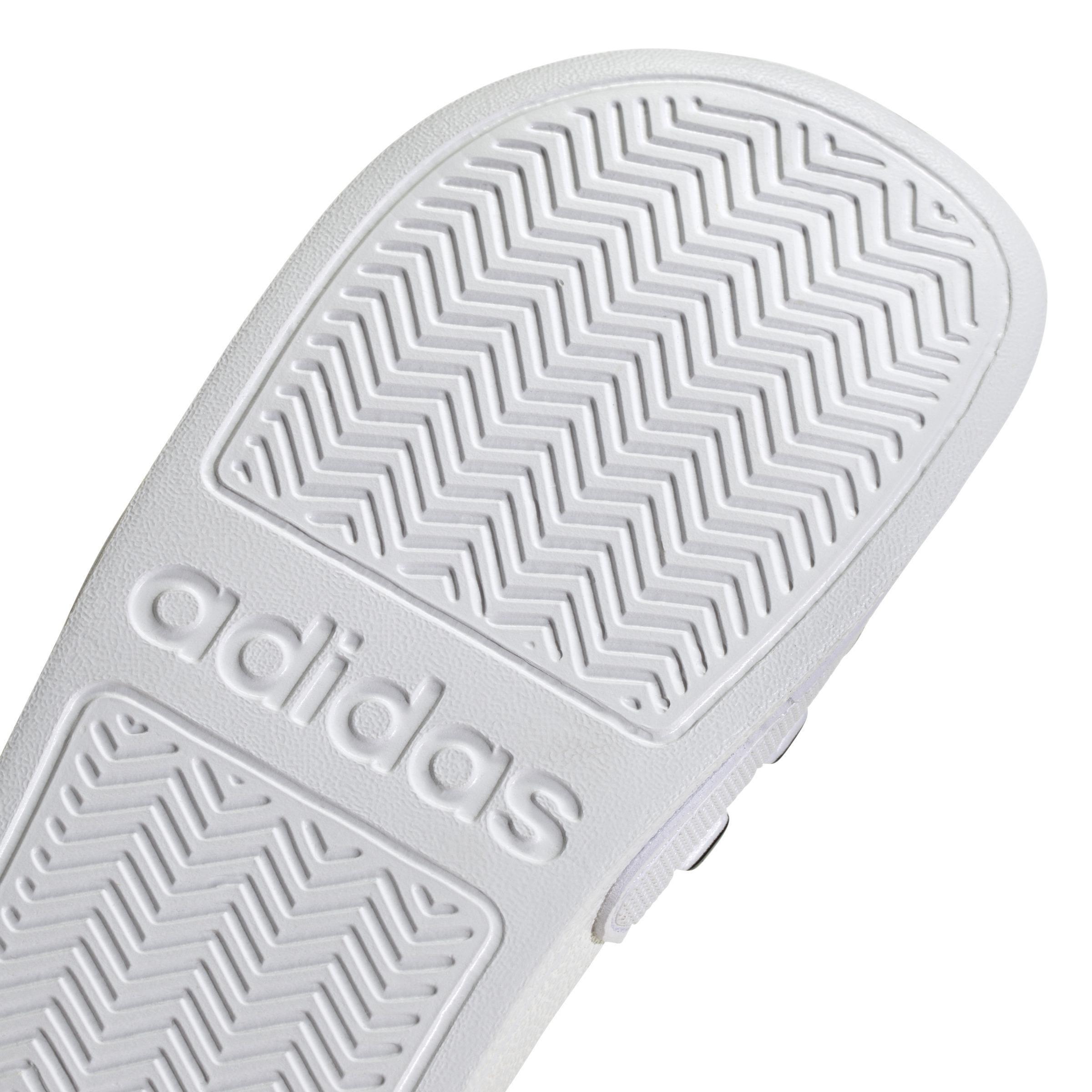 Unisex Kids Adilette Shower Slides, White, , large image number 3